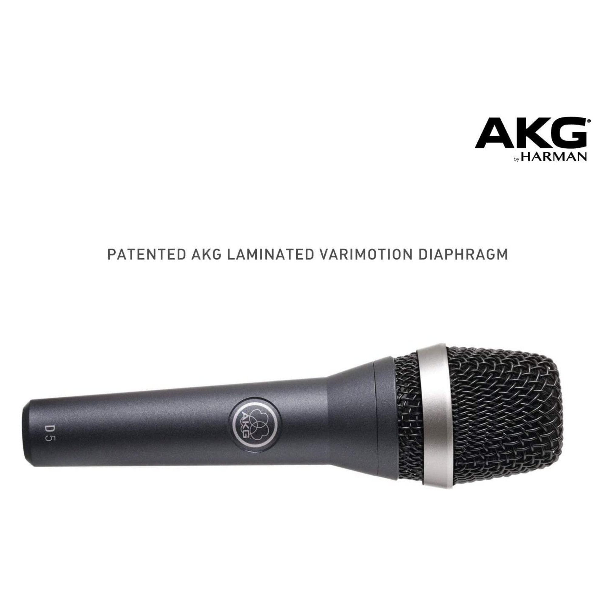 AKG, AKG D5 - Professional Dynamic Supercardioid Vocal Microphone