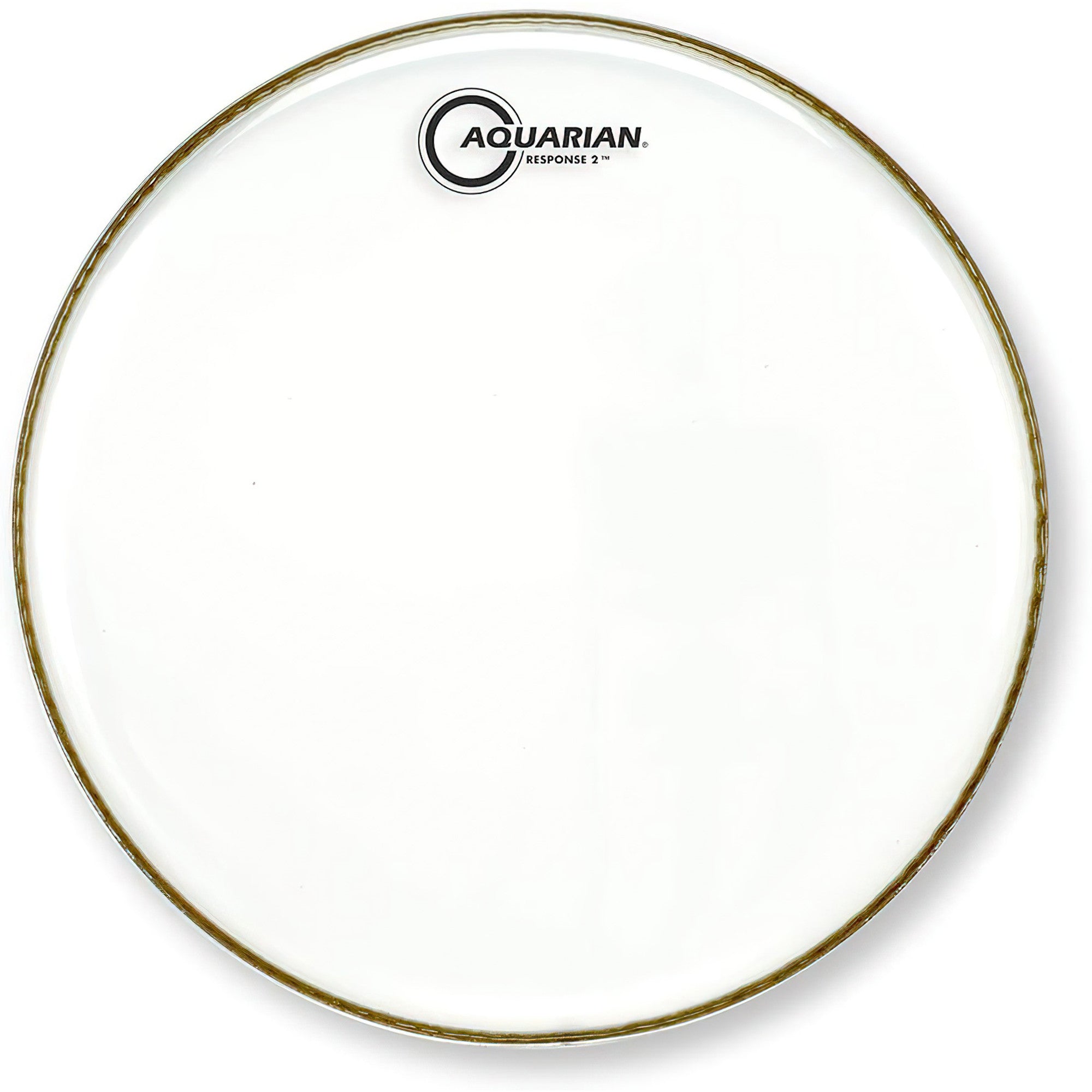 Aquarian, Aquarian Response II 2-Ply Batter Tom Drum Head, Clear, 16-Inch