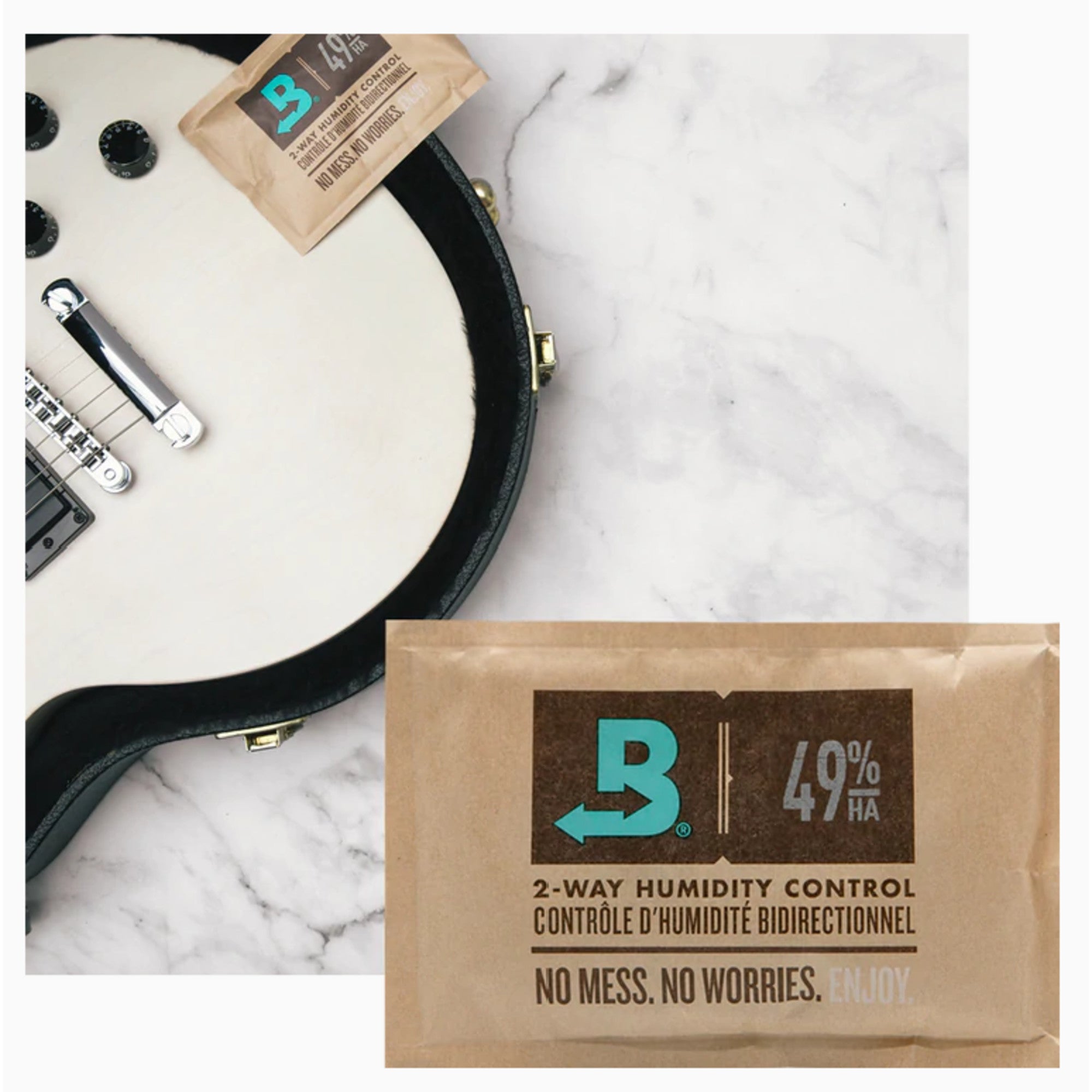 Boveda, Boveda 2-Way Humidity Control 4-Pack Refill, 49%RH, 40g