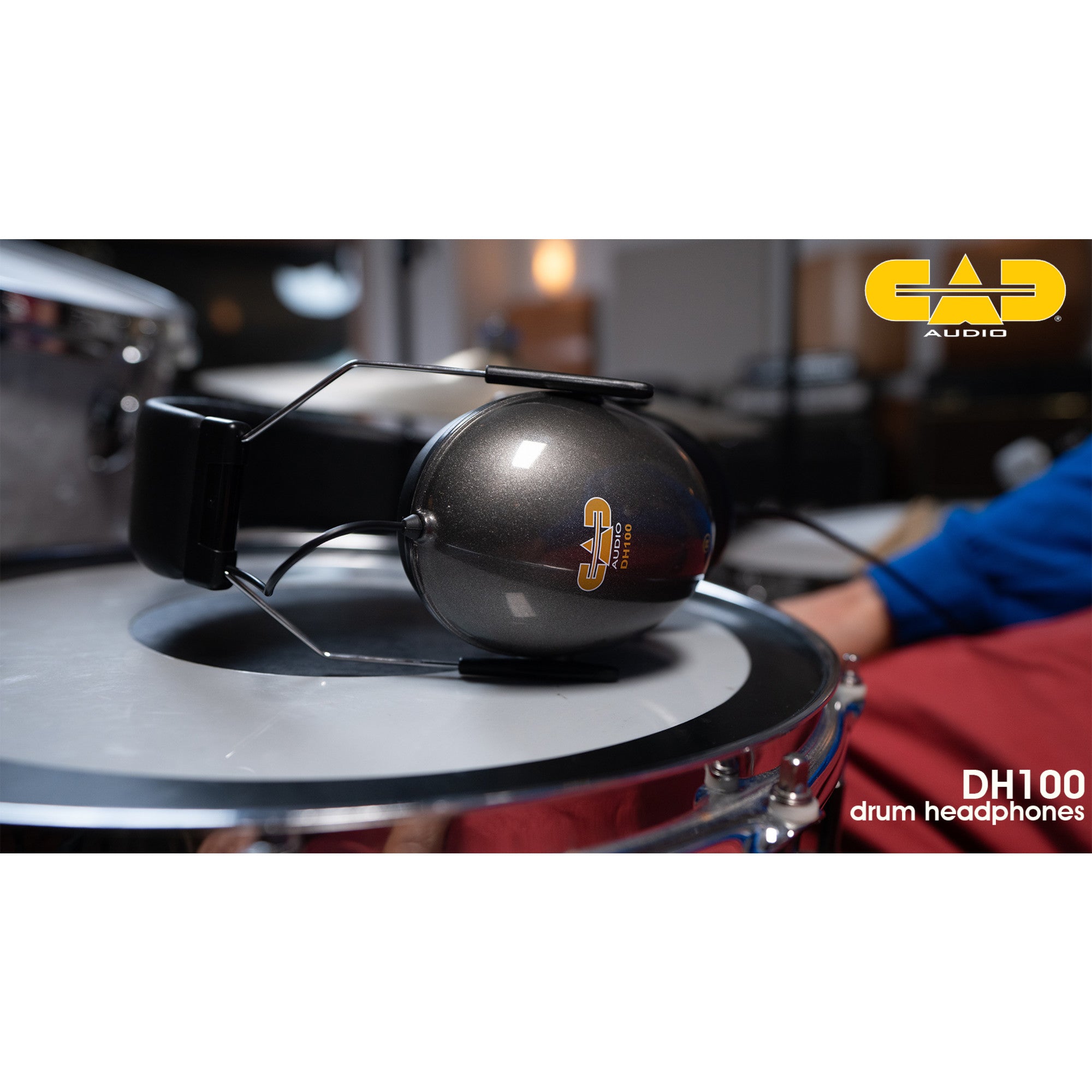 CAD Audio, CAD Audio DH100 Drummer Isolation Headphones with 50mm Drivers