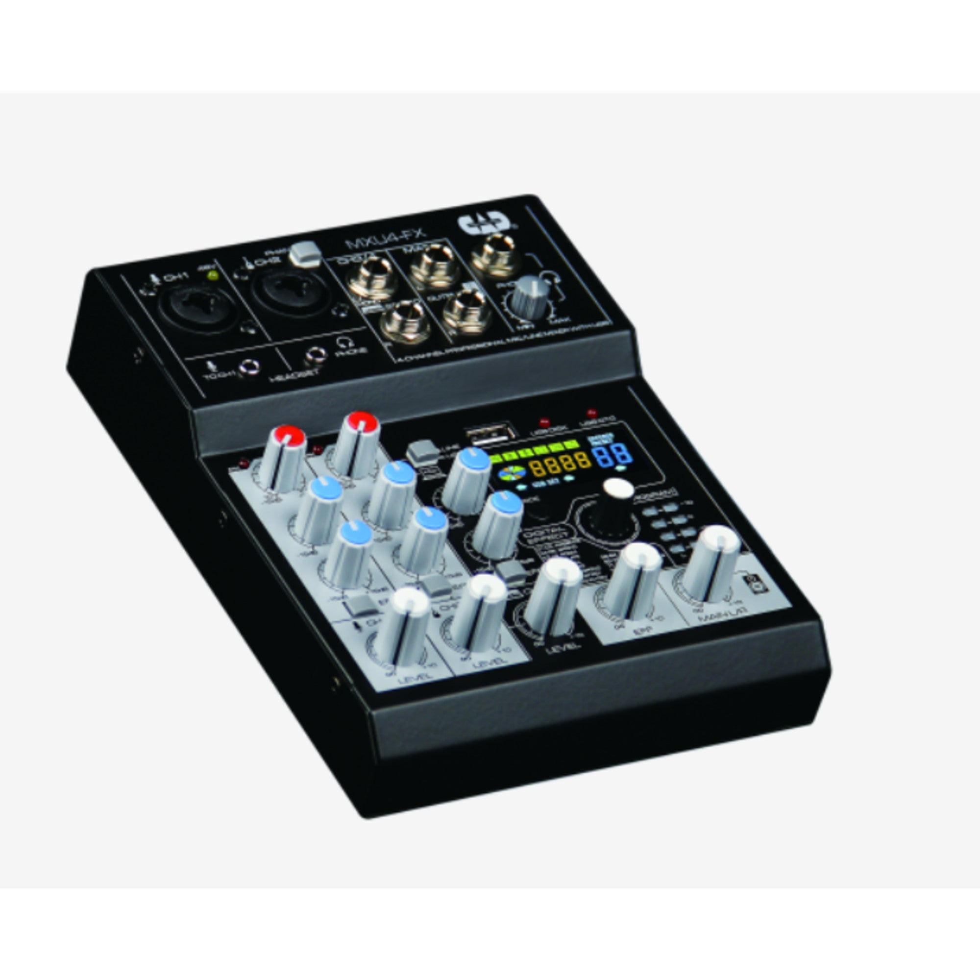 CAD Audio, CAD Audio MXU4-FX 4 Channel Mixer with USB Interface and Digital Effects
