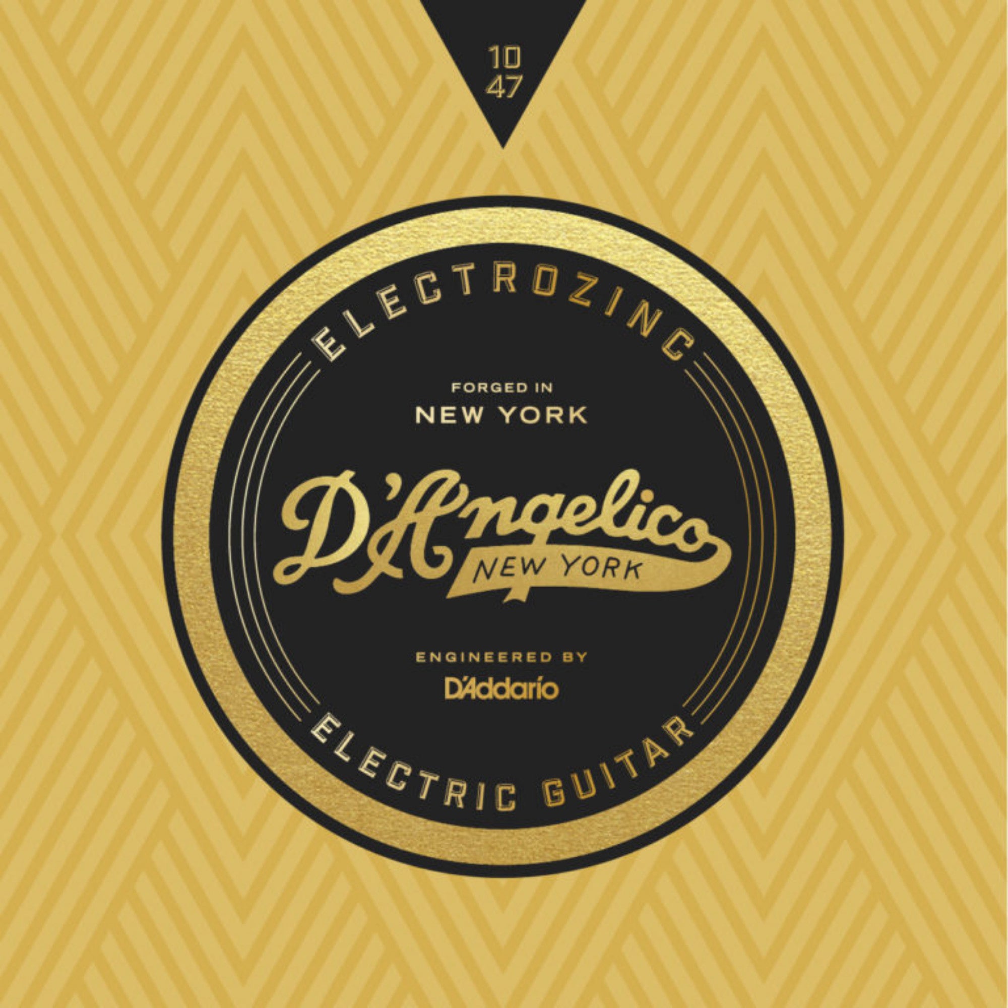 D'Angelico, D'Angelico Electrozinc Jazz 10 - 47 Gauge Electric Guitar Strings