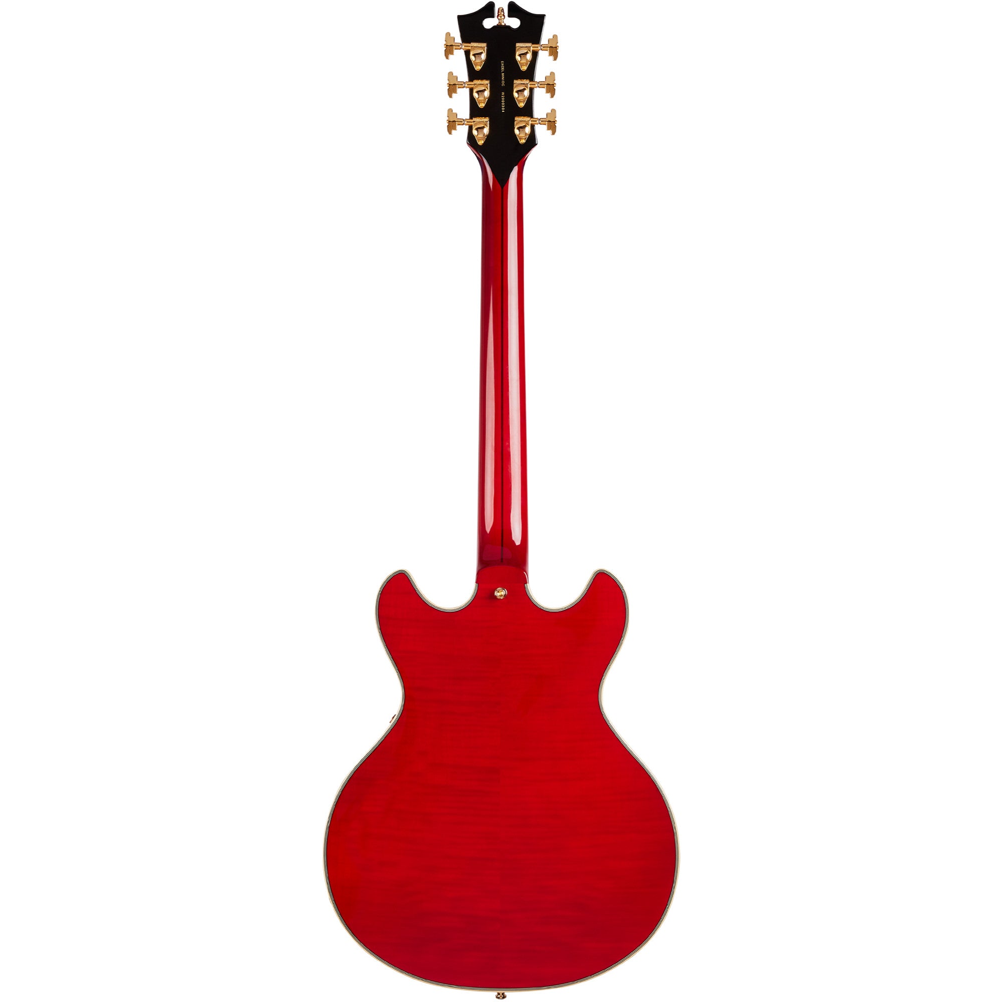 D'Angelico, D'Angelico Excel Mini Double Cutaway with Stop-Bar Tailpiece, Trans Cherry
