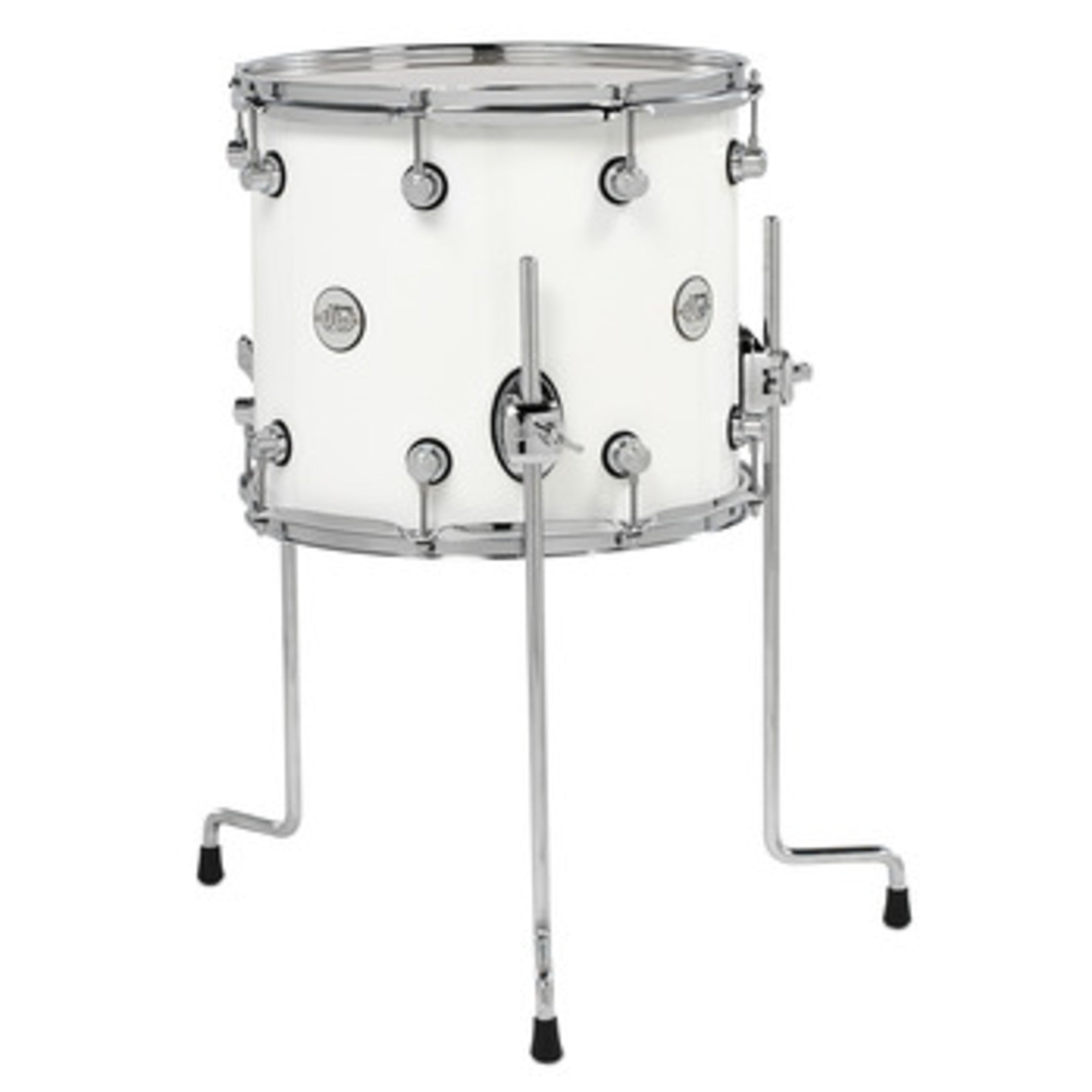 DW Design Series, DW Design 12 x 14 Gloss White Floor Tom with Legs