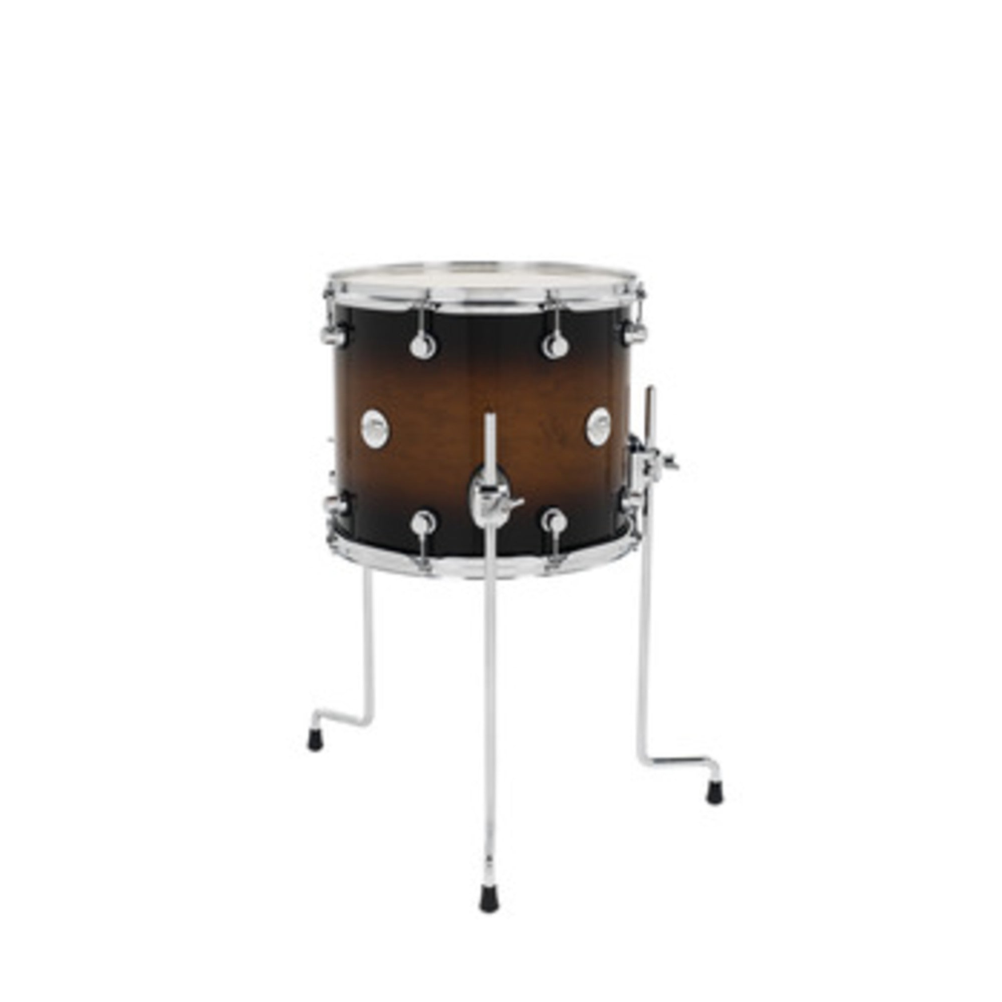 DW Design Series, DW Design 12 x 14 Tobacco Burst Floor Tom with Legs