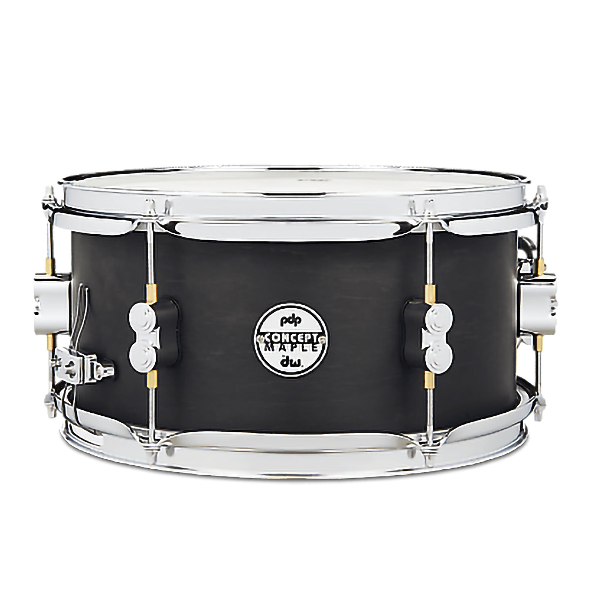 PDP, DW PDP Concept Snare 6" X 12" Black Wax Snare Drum