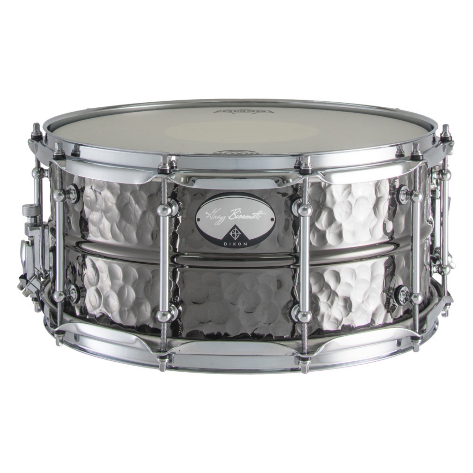 Dixon, Dixon Artisan 6.5x14 Bissonette Hammered Brass Snare Drum