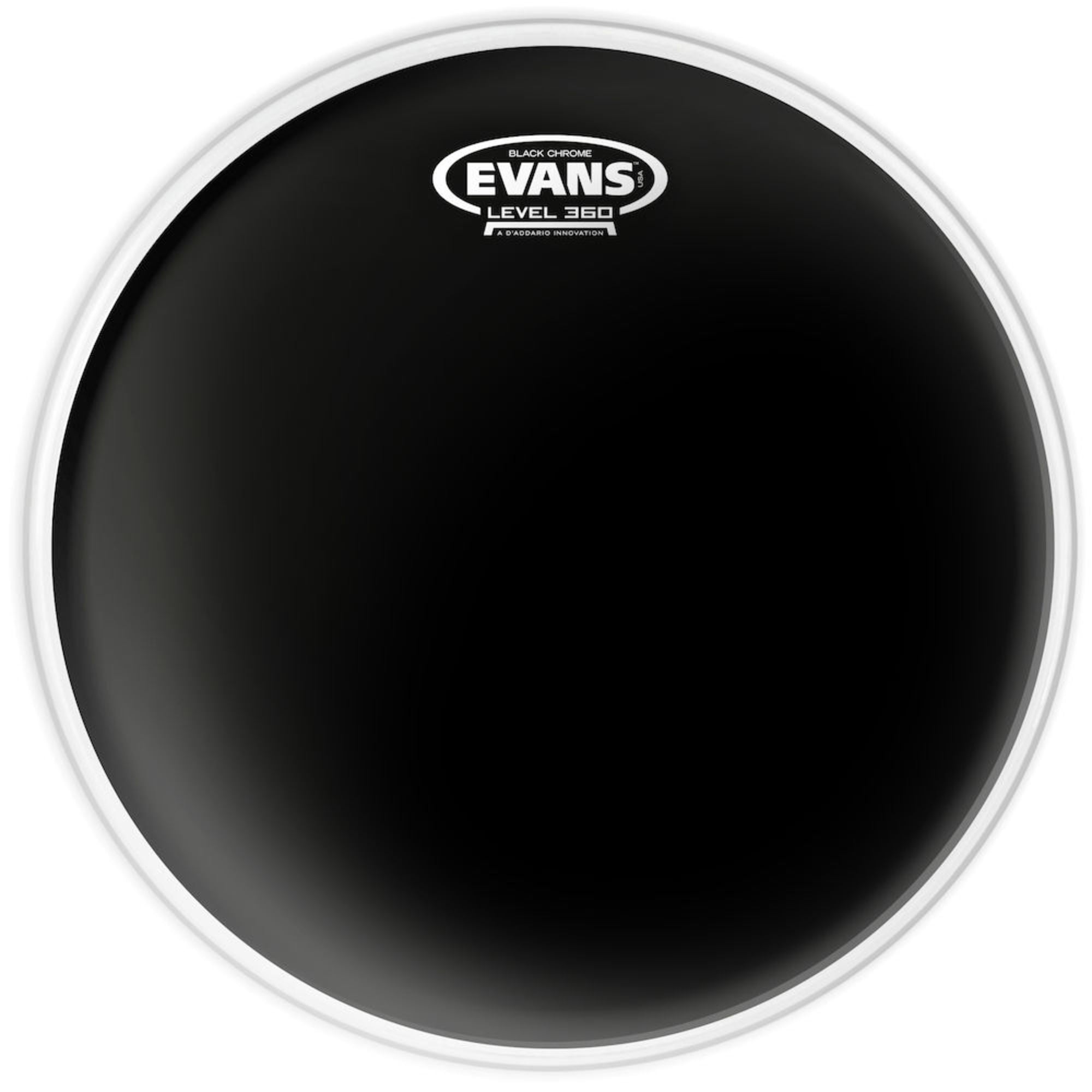 Evans, Evans Black Chrome Drumhead, 12"