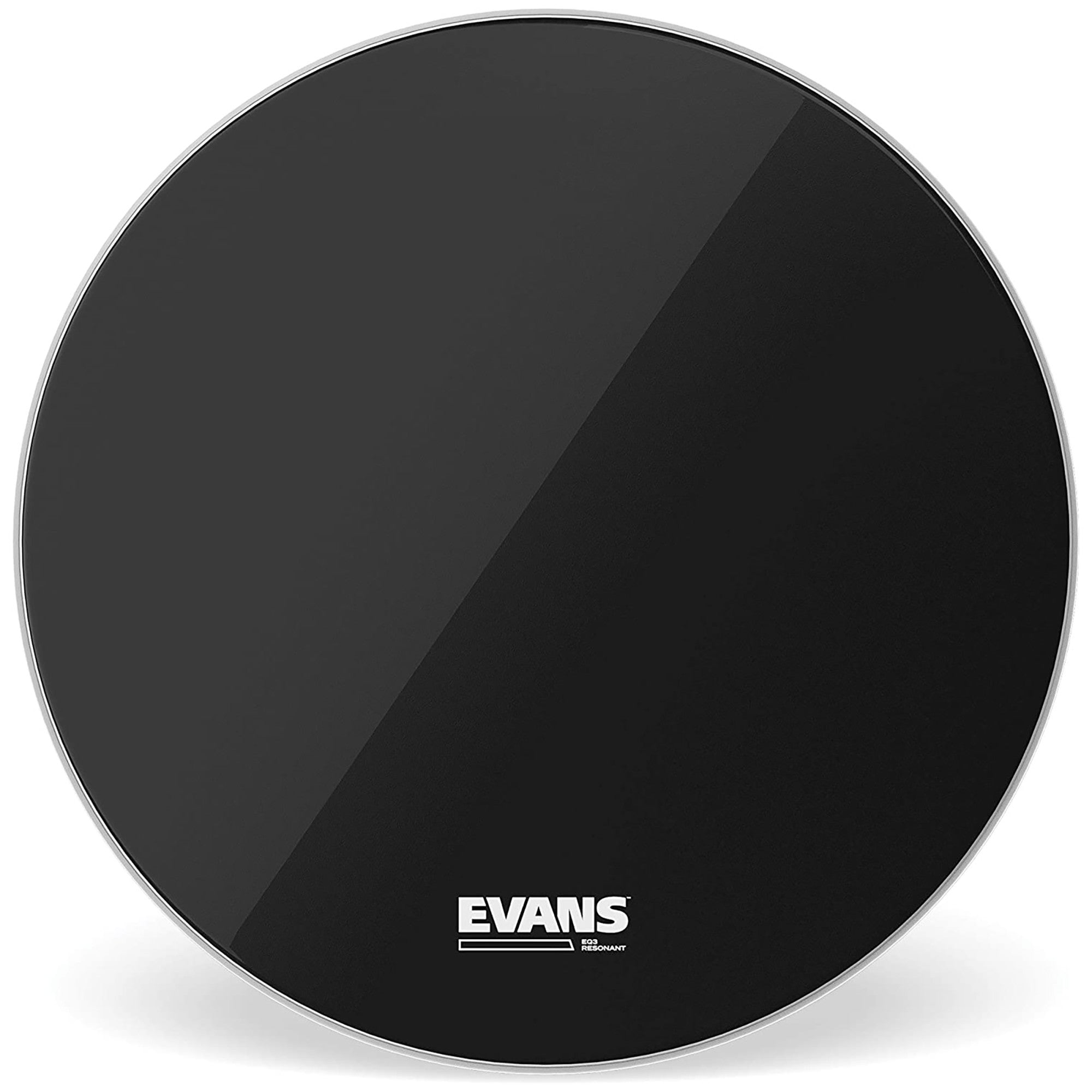 Evans, Evans EQ3 Resonant Black Bass Drumhead, 20"