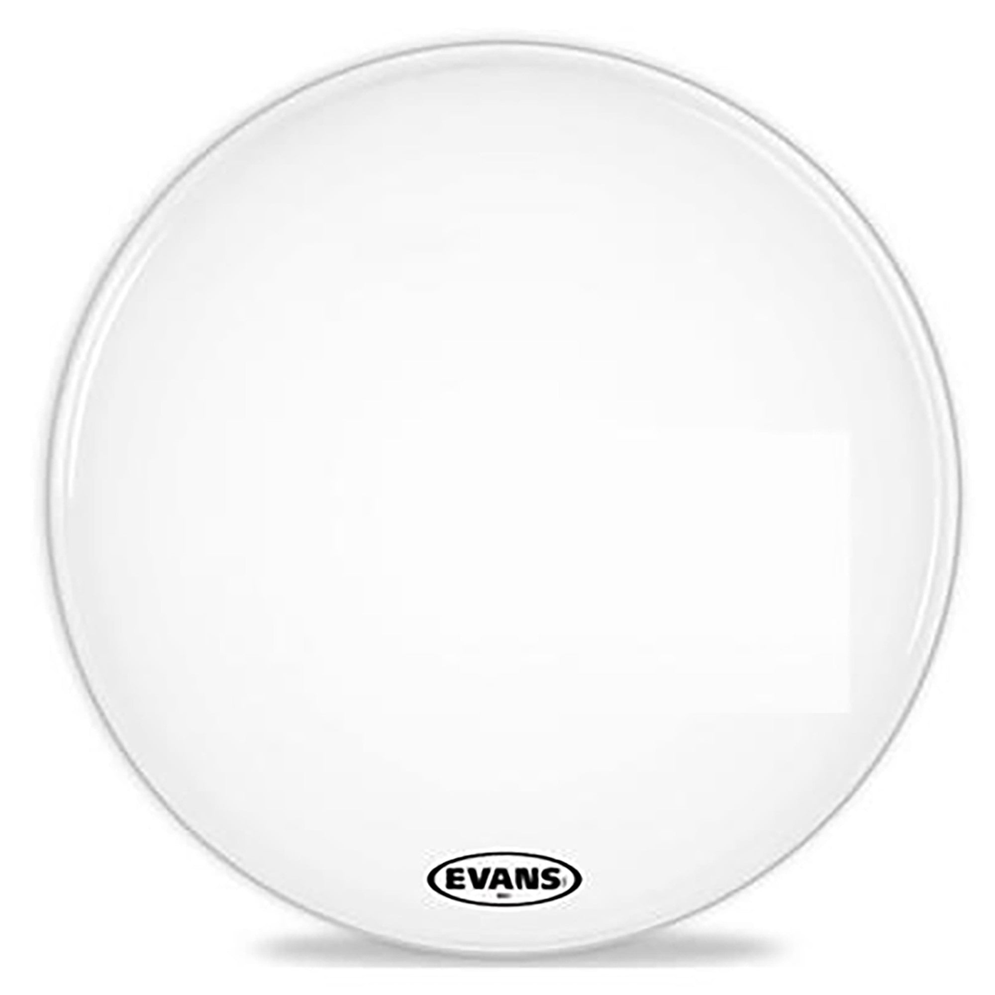 Evans, Evans MX1 White Marching Bass Drumhead, 24"