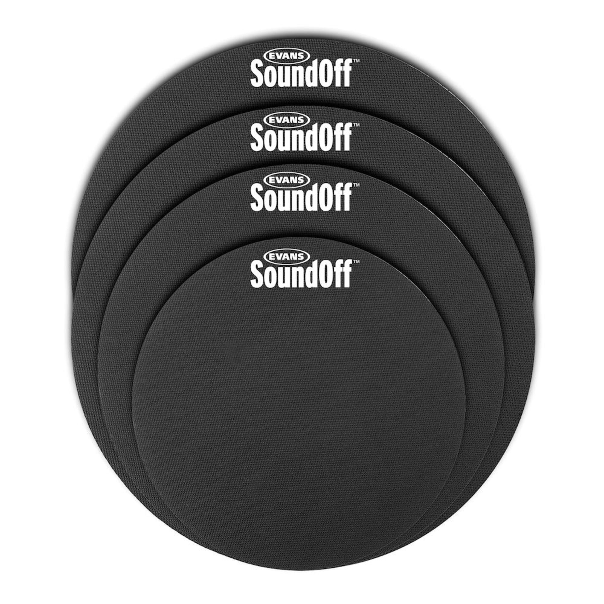 Evans, Evans SoundOff Drum Mute Pack, Fusion - 10/12/14/14"