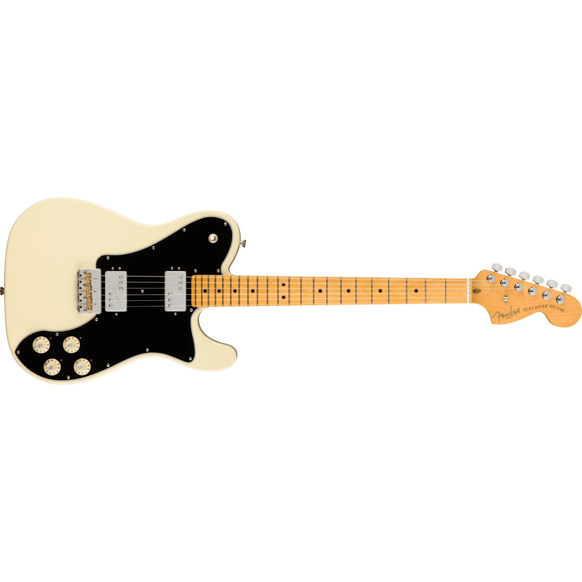 Fender, Fender American Professional II Telecaster Deluxe Electric Guitar, Olympic White