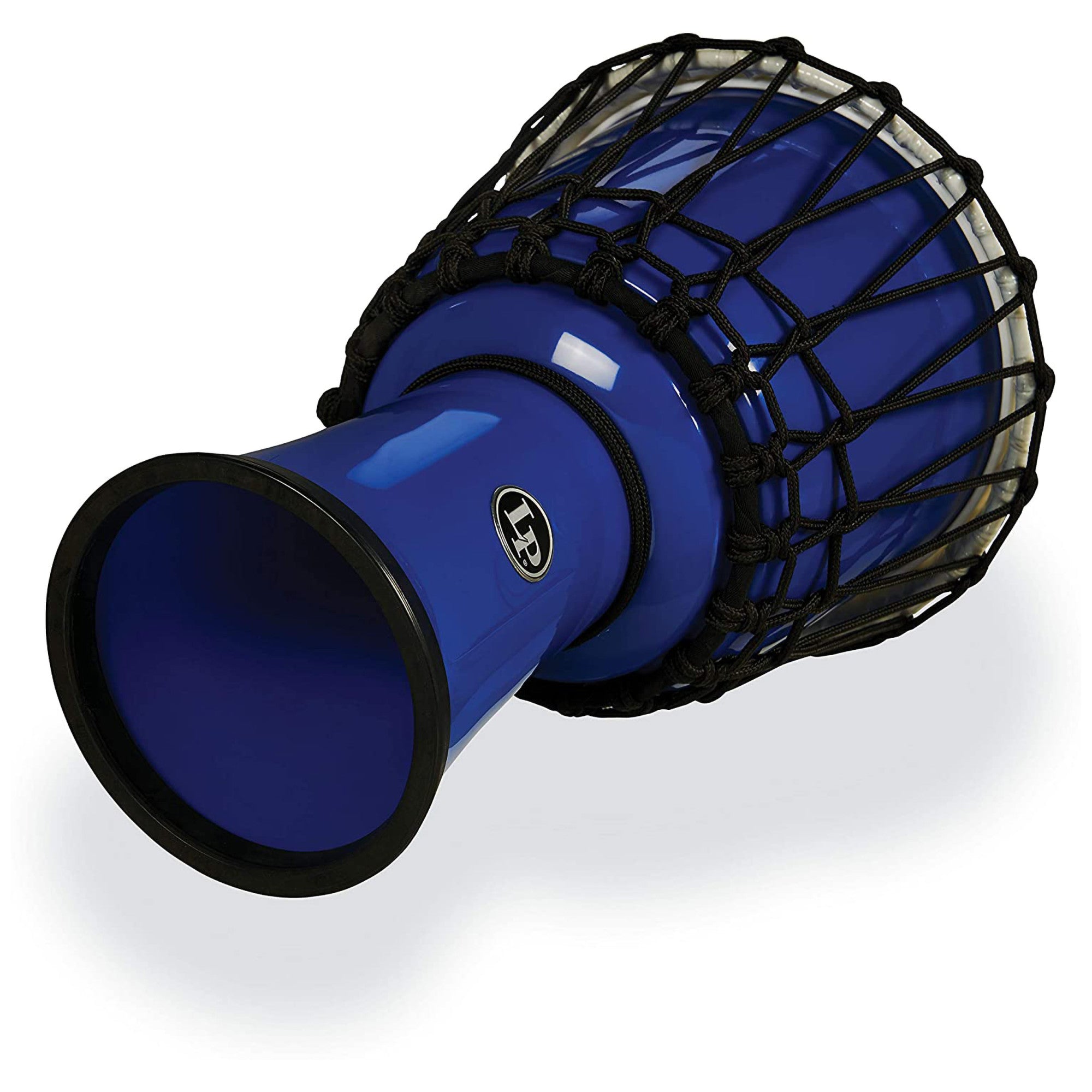 Latin Percussion, LP World Collection Rope Circle Djembe, 7", Blue