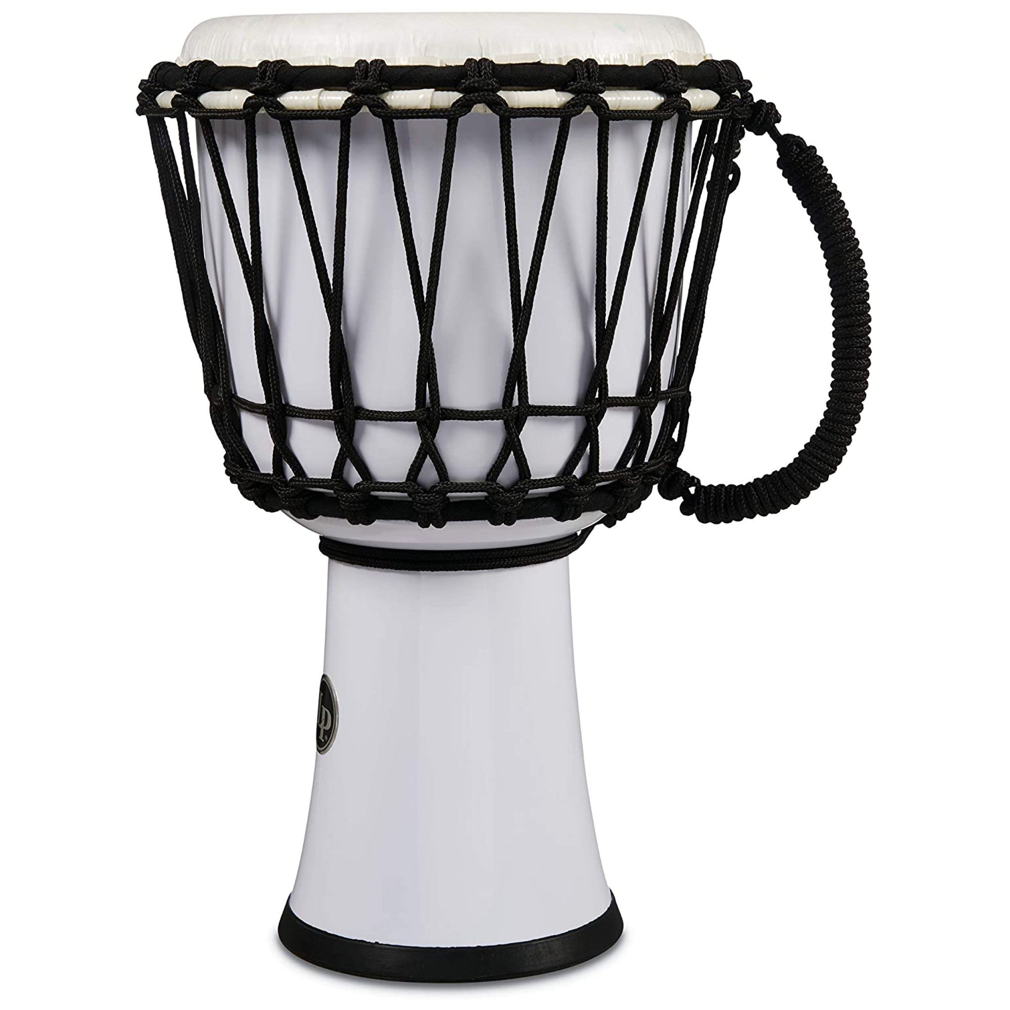 Latin Percussion, LP World Collection Rope Circle Djembe, 7", White