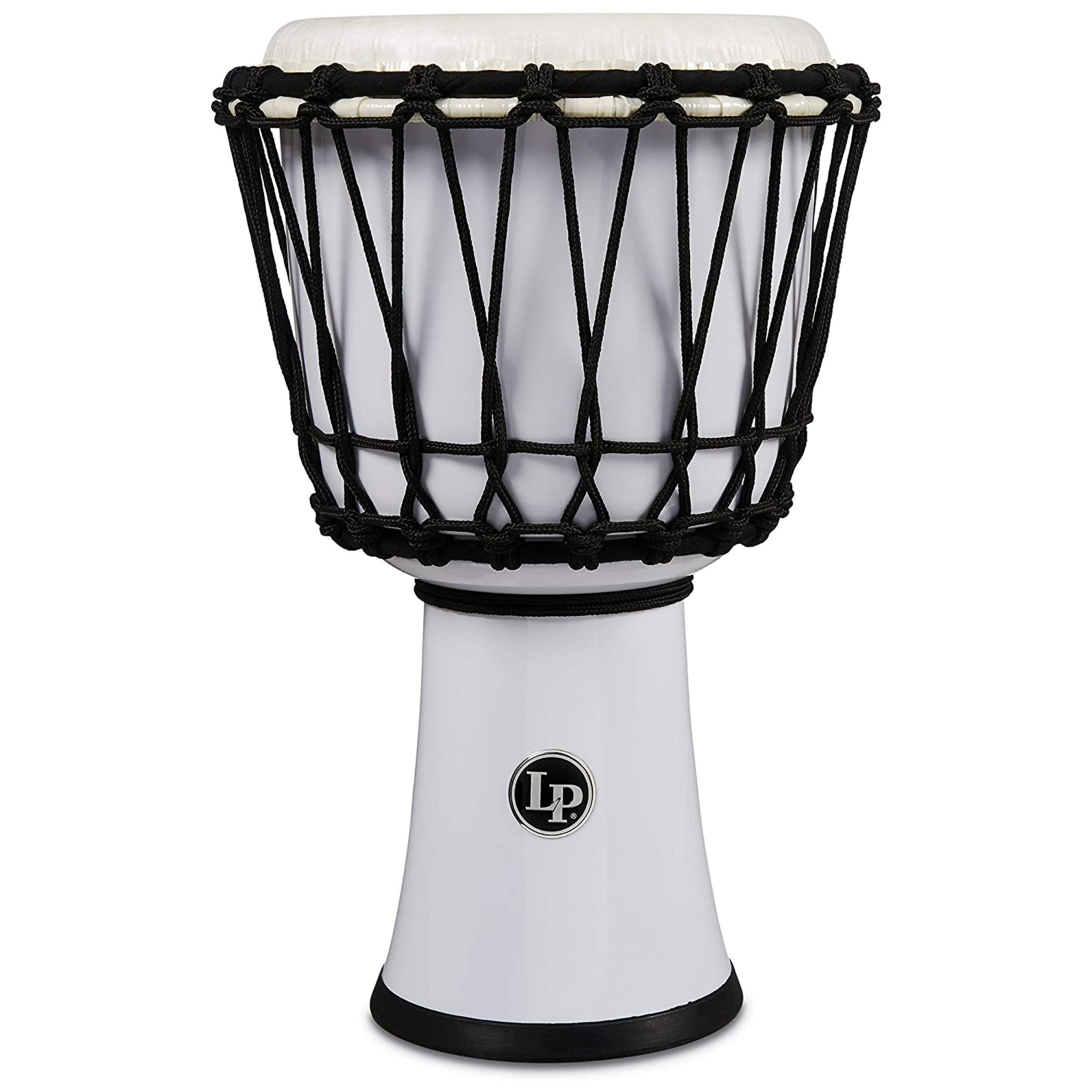 Latin Percussion, LP World Collection Rope Circle Djembe, 7", White