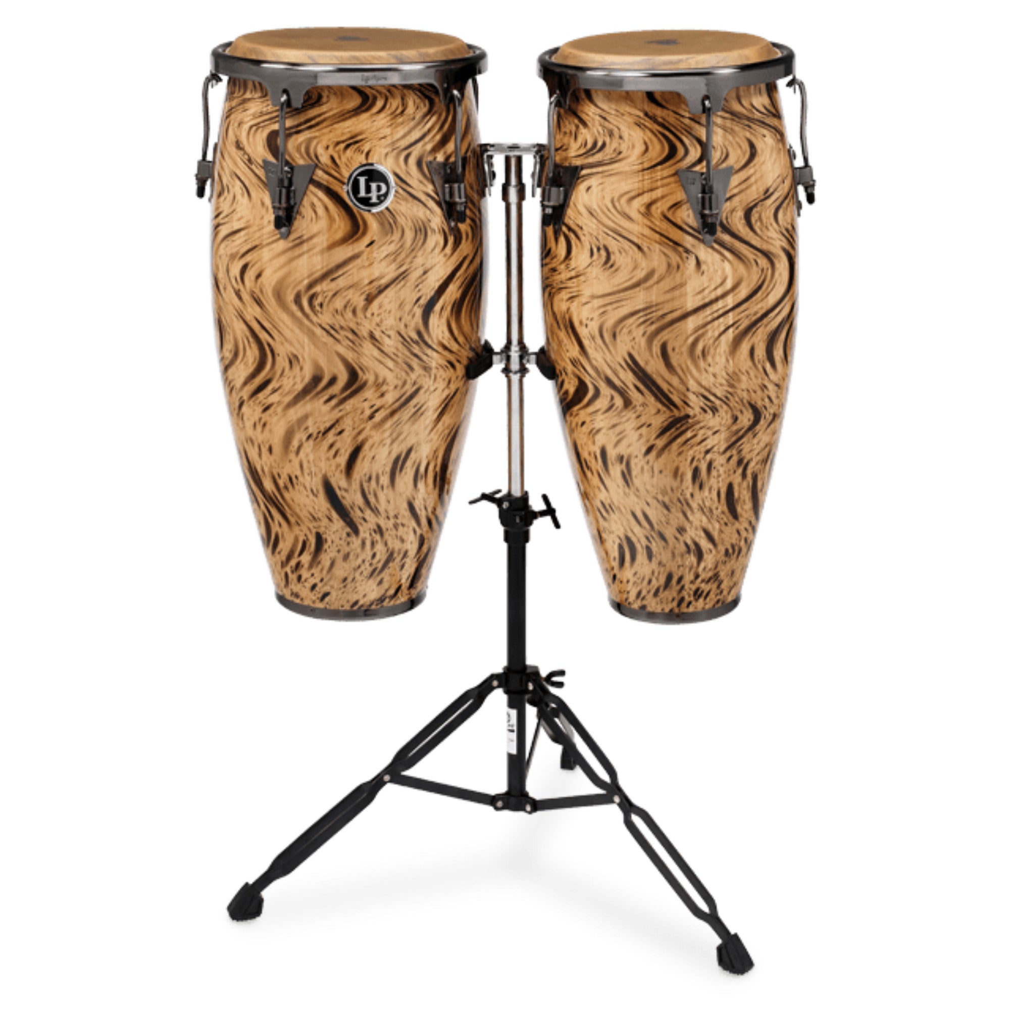 Latin Percussion, Latin Percusion Aspire 10" and 11" Conga Set with Stand, Havana Café