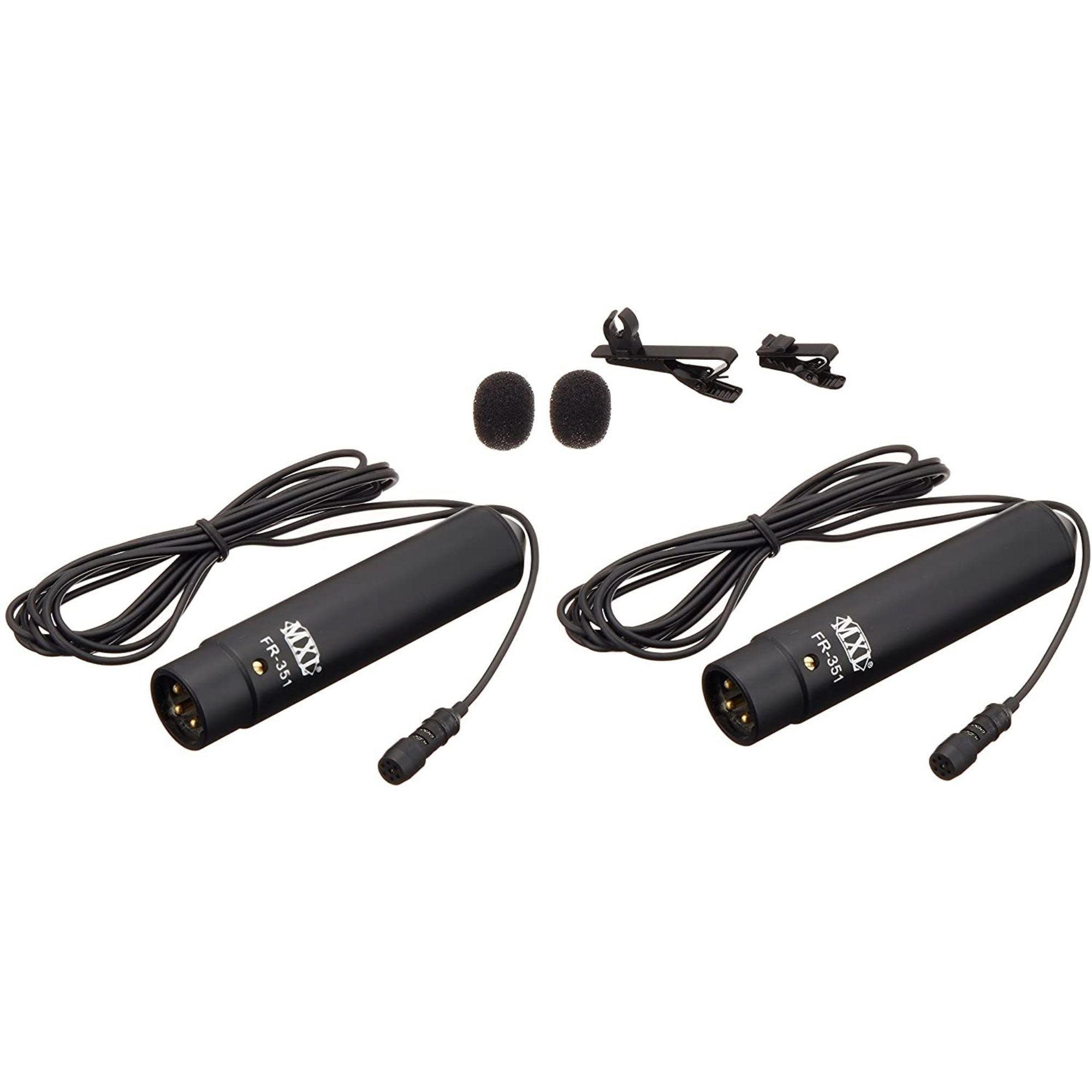 MXL, MXL FR355K Dual Lavalier Interview Microphone Kit