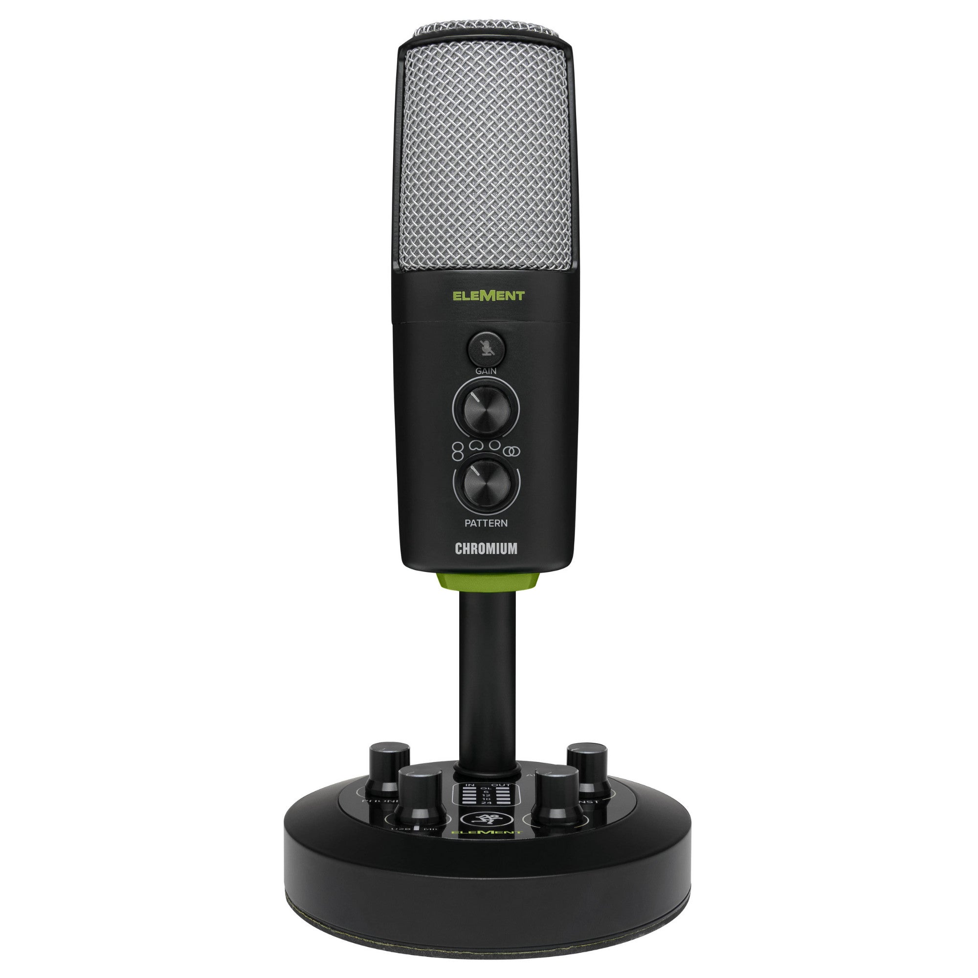 Mackie, Mackie CHROMIUM Premium USB Condenser Microphone with Built-in 2-Channel Mixer