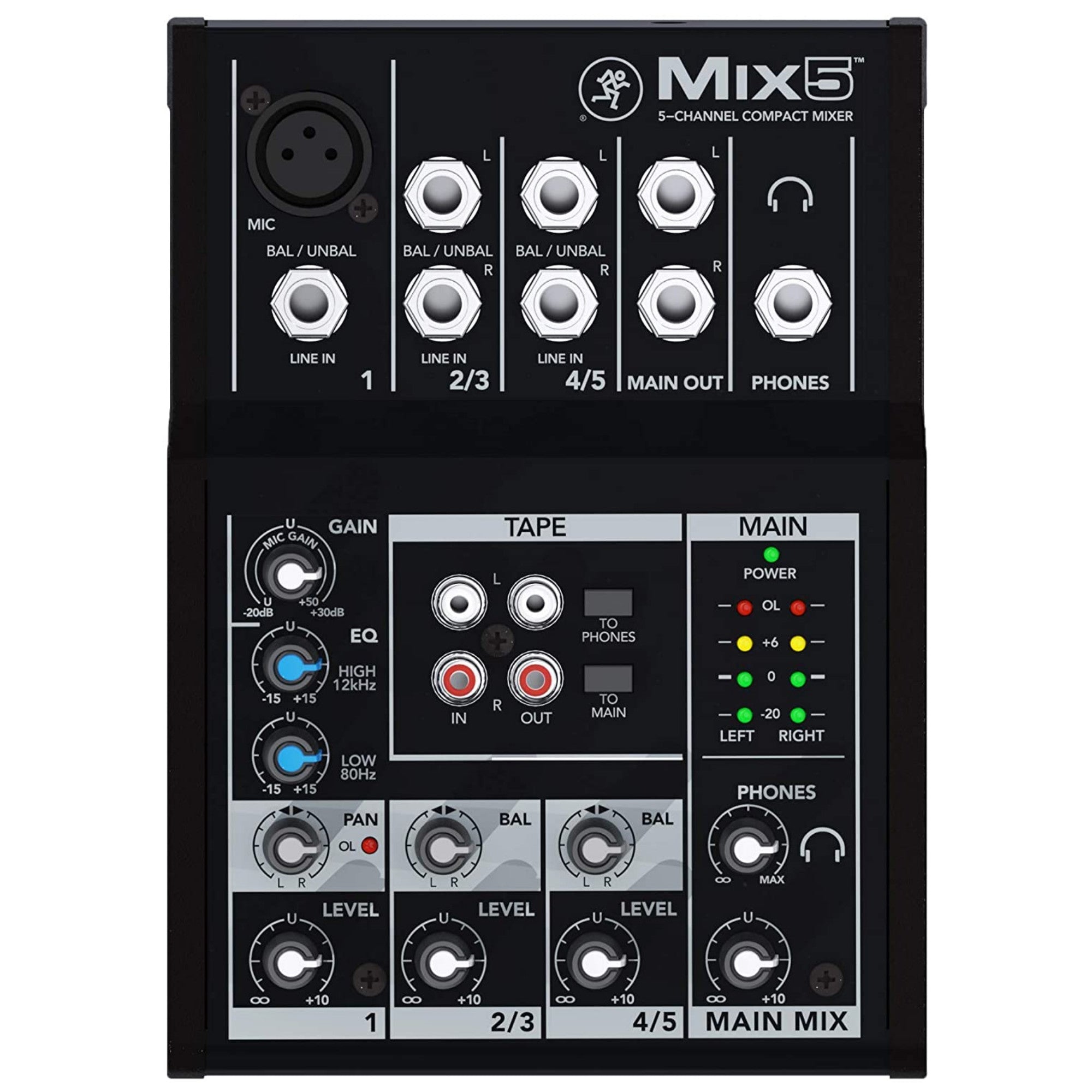 Mackie, Mackie Mix5 5-Channel Compact Mixer