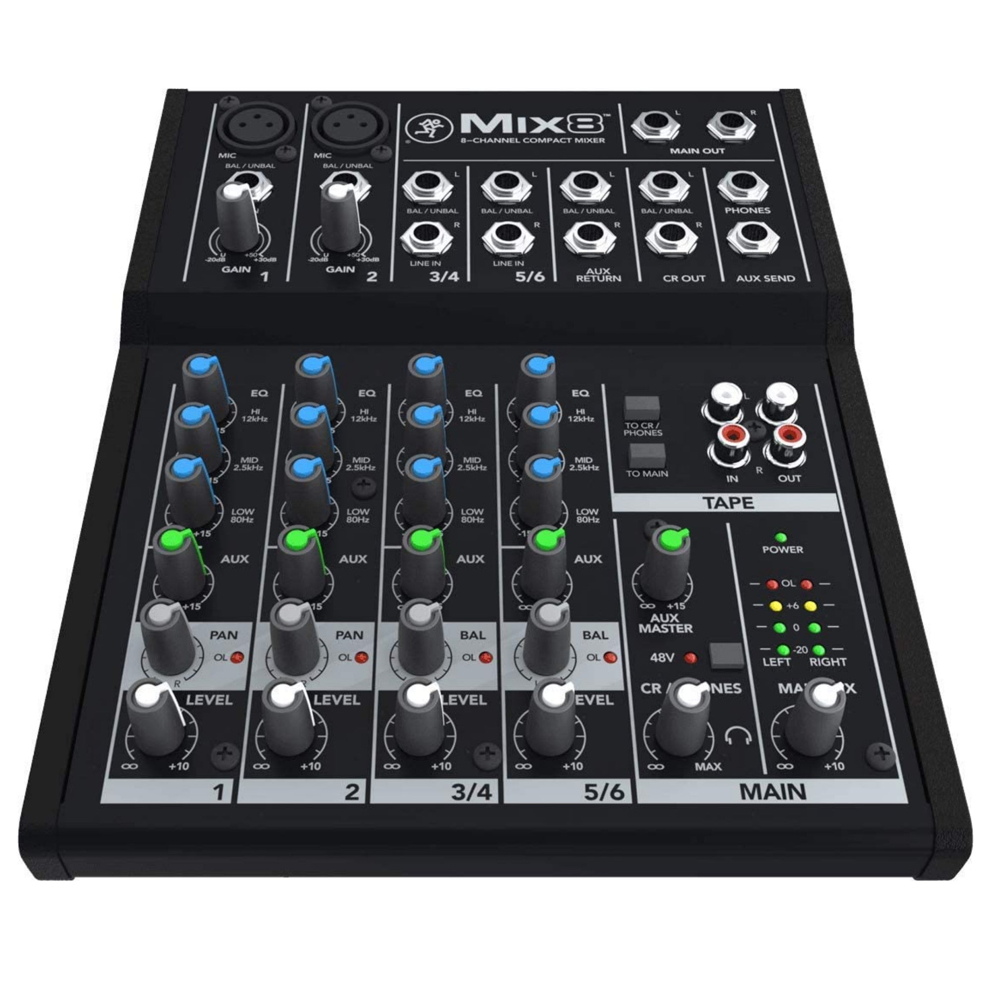 Mackie, Mackie Mix8 8-Channel Compact Mixer