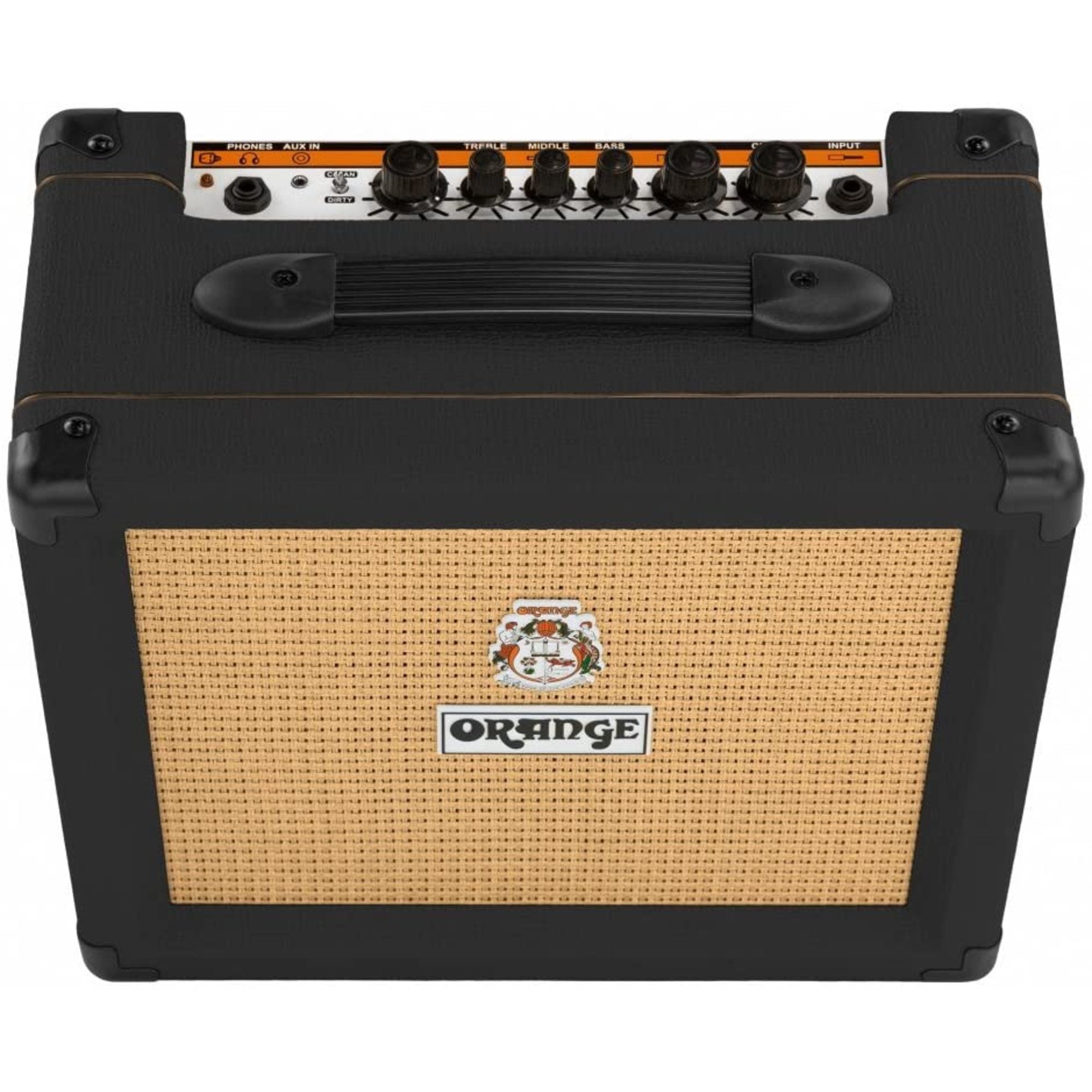 Orange Amps, Orange Amps Crush 20, Twin Channel, All-Analog, 20-Watt Guitar Amp Combo- Black