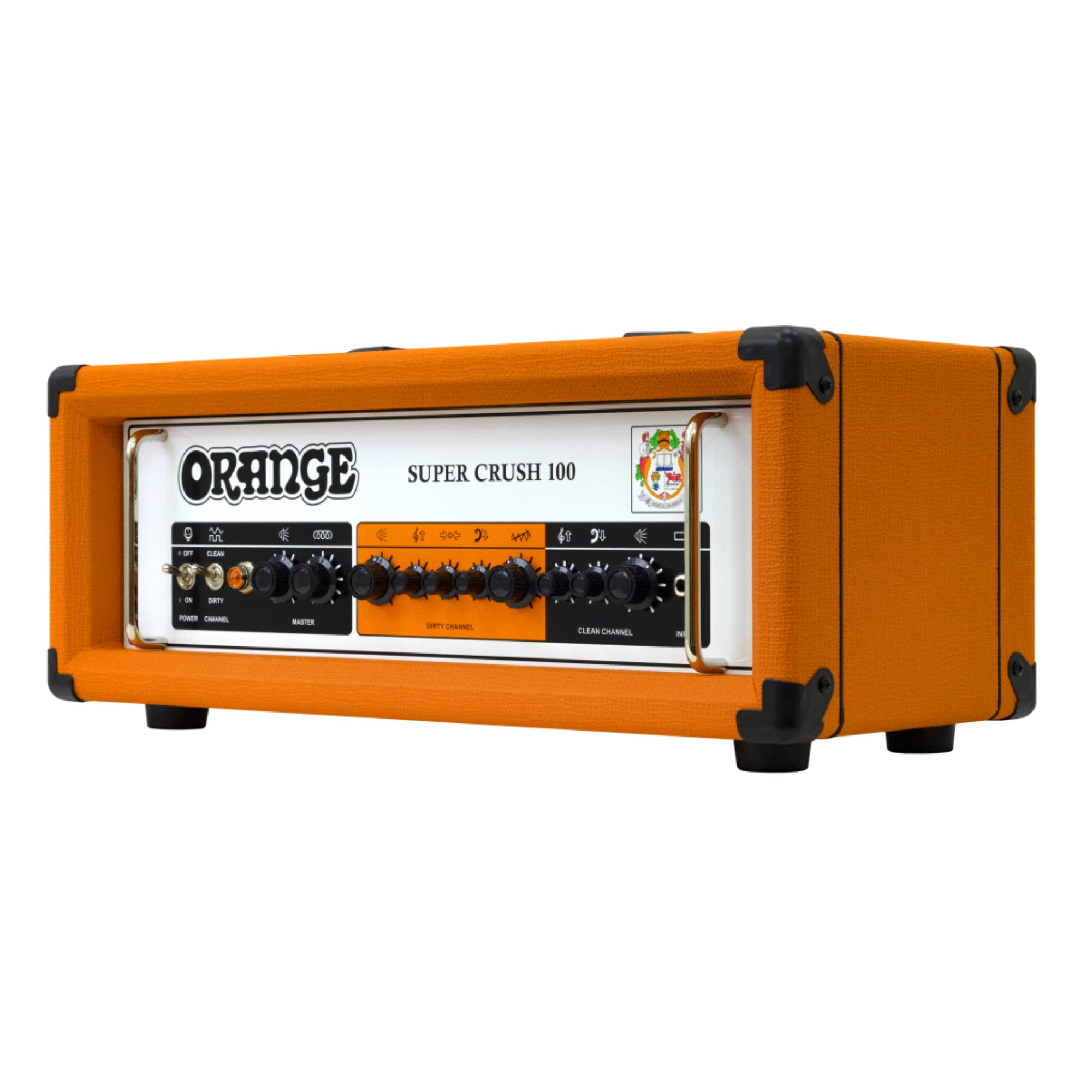 Orange Amps, Orange Amps Super Crush Head, Two-Channel, All-Analog, 100-Watt Amp Head