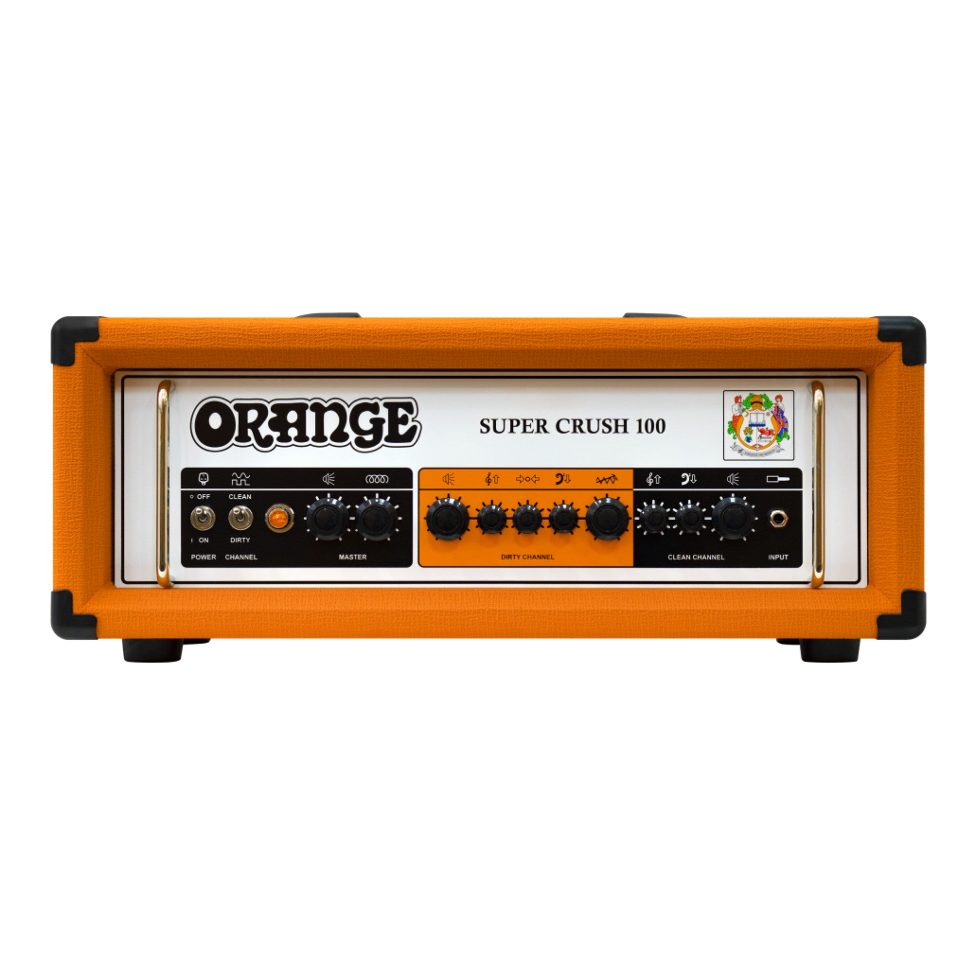 Orange Amps, Orange Amps Super Crush Head, Two-Channel, All-Analog, 100-Watt Amp Head