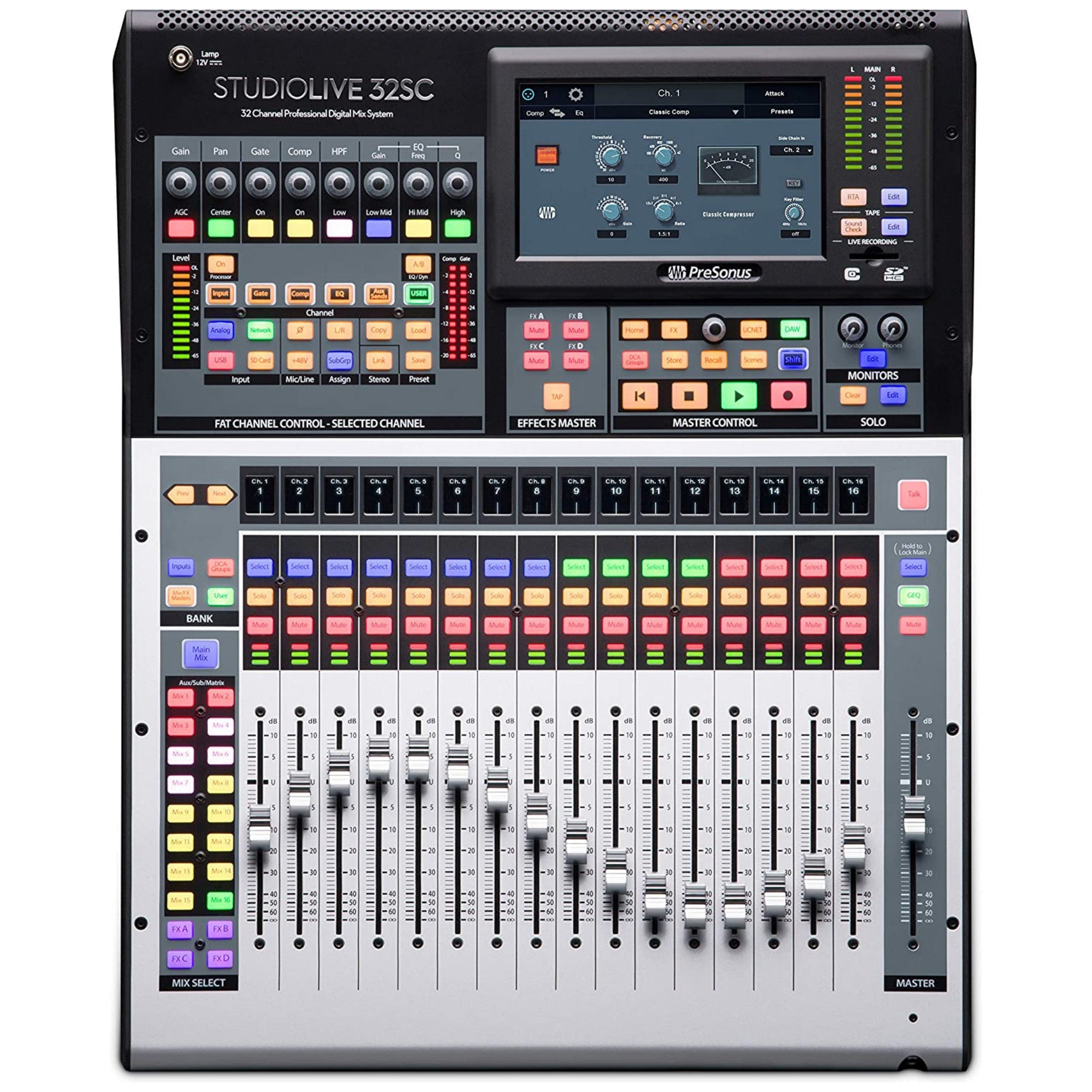 PreSonus, PreSonus StudioLive 32SC: 32-Channel Digital Mixer and USB Audio Interface