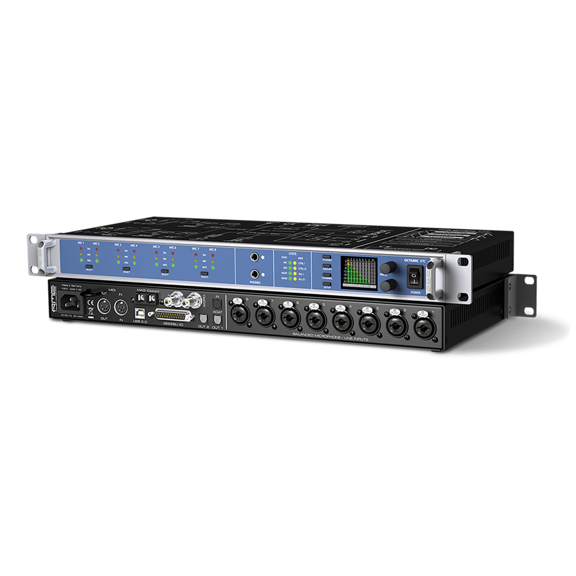 RME, RME OCTAMIC-XTC OctaMic XTC 8-Channel Microphone & AD Converter with Multi-Format I/O