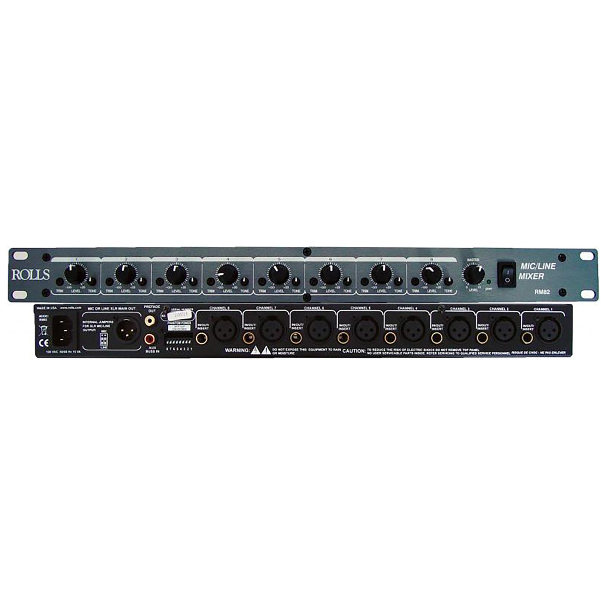 Rolls, Rolls 8 Channel Mic/Line Mixer