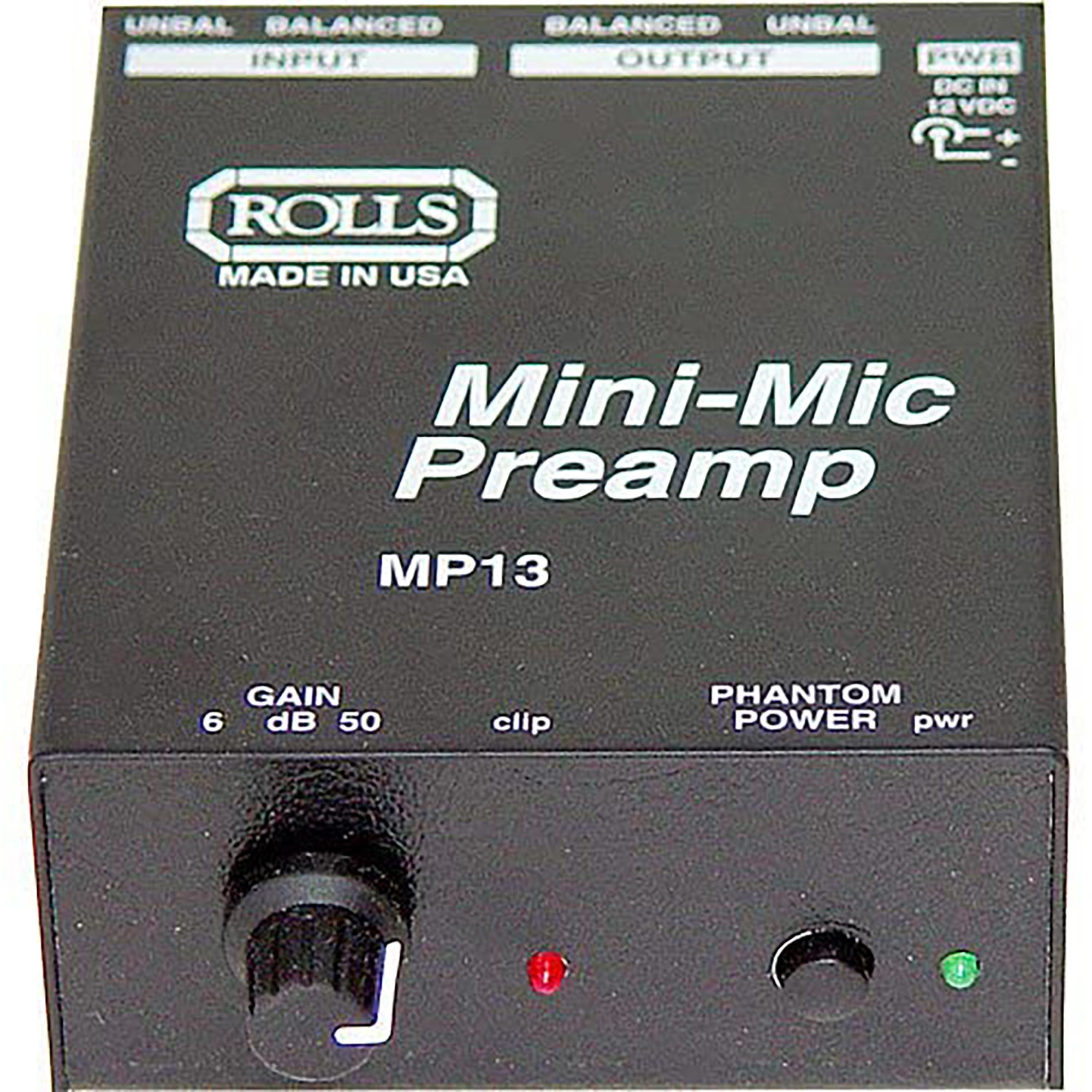 Rolls, Rolls Mini Single Channel Mic Preamp