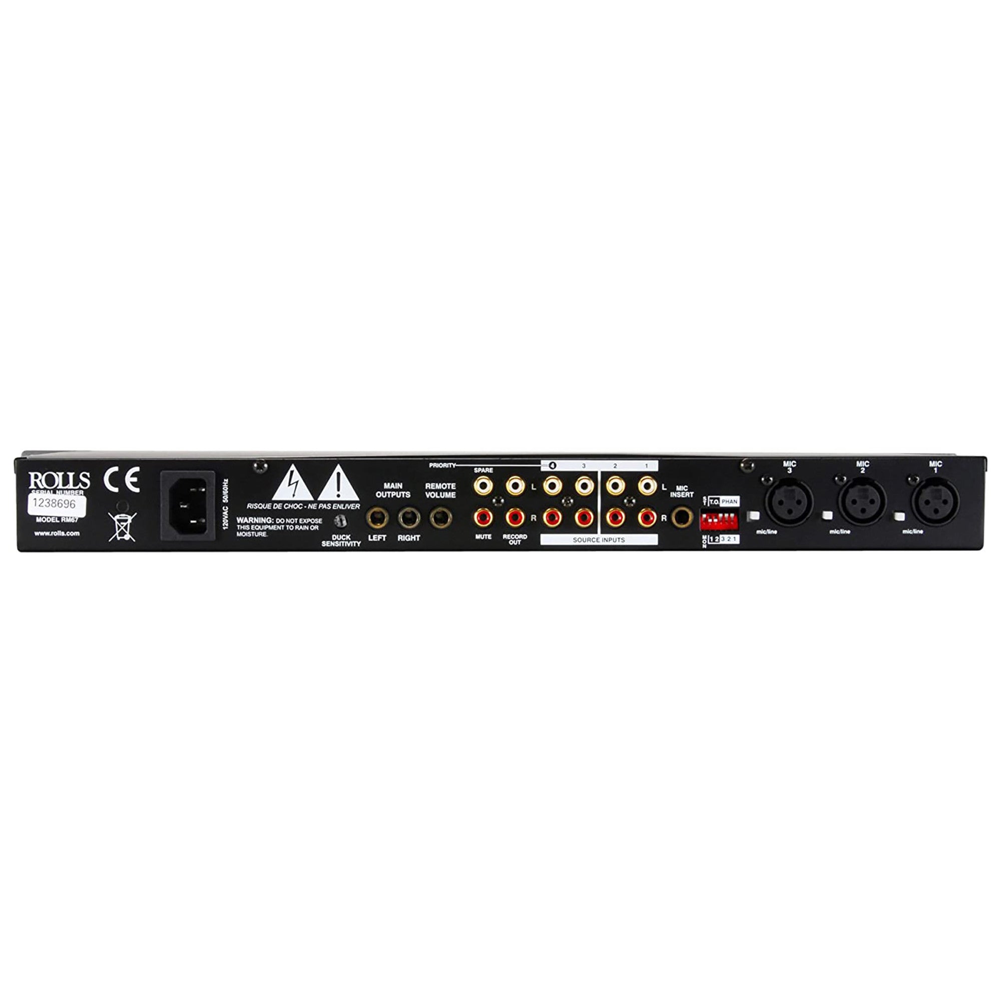 Rolls, Rolls RM67 Mic/Source Mixer