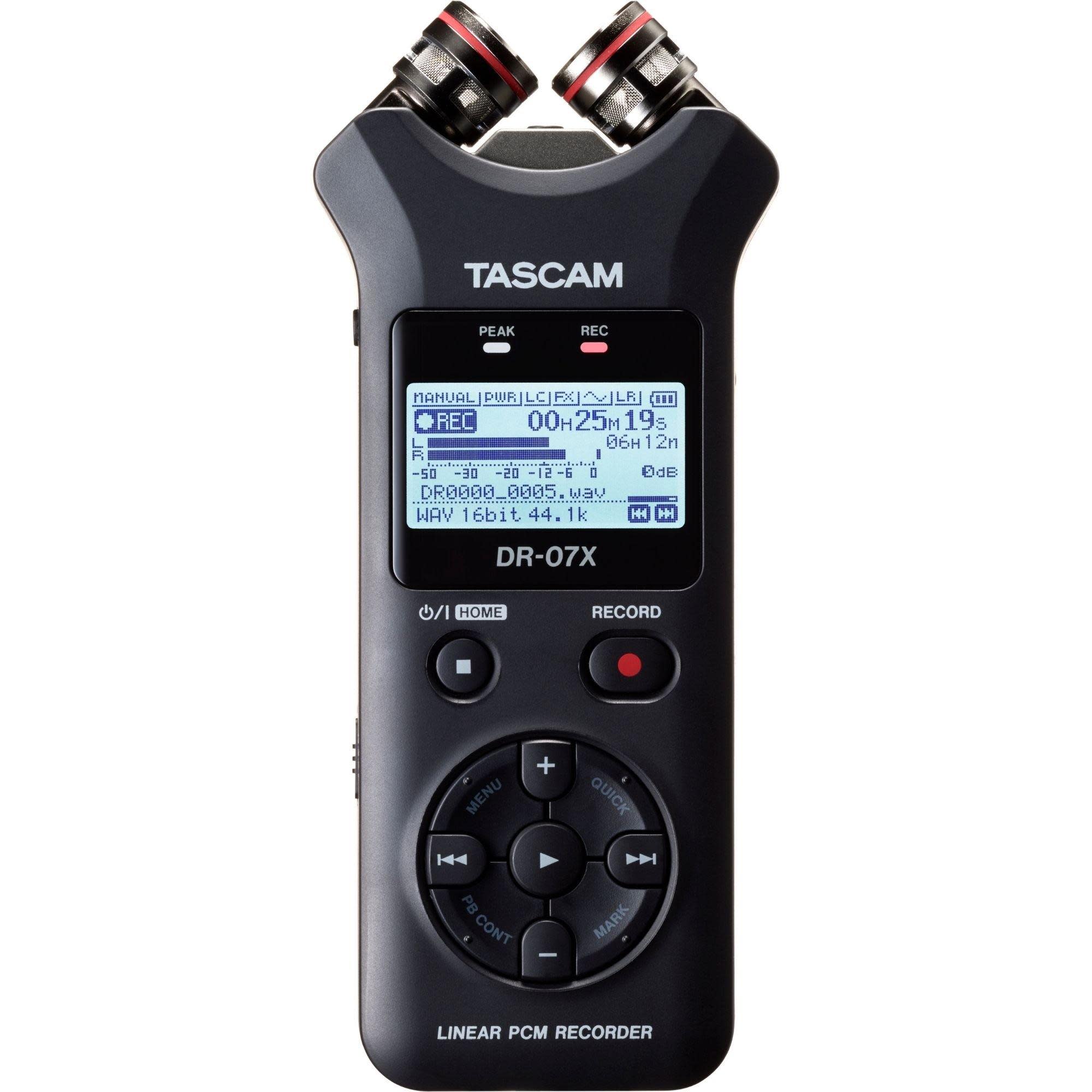 Tascam, Tascam DR-07X Stereo Handheld Digital Audio Recorder and USB Audio Interface