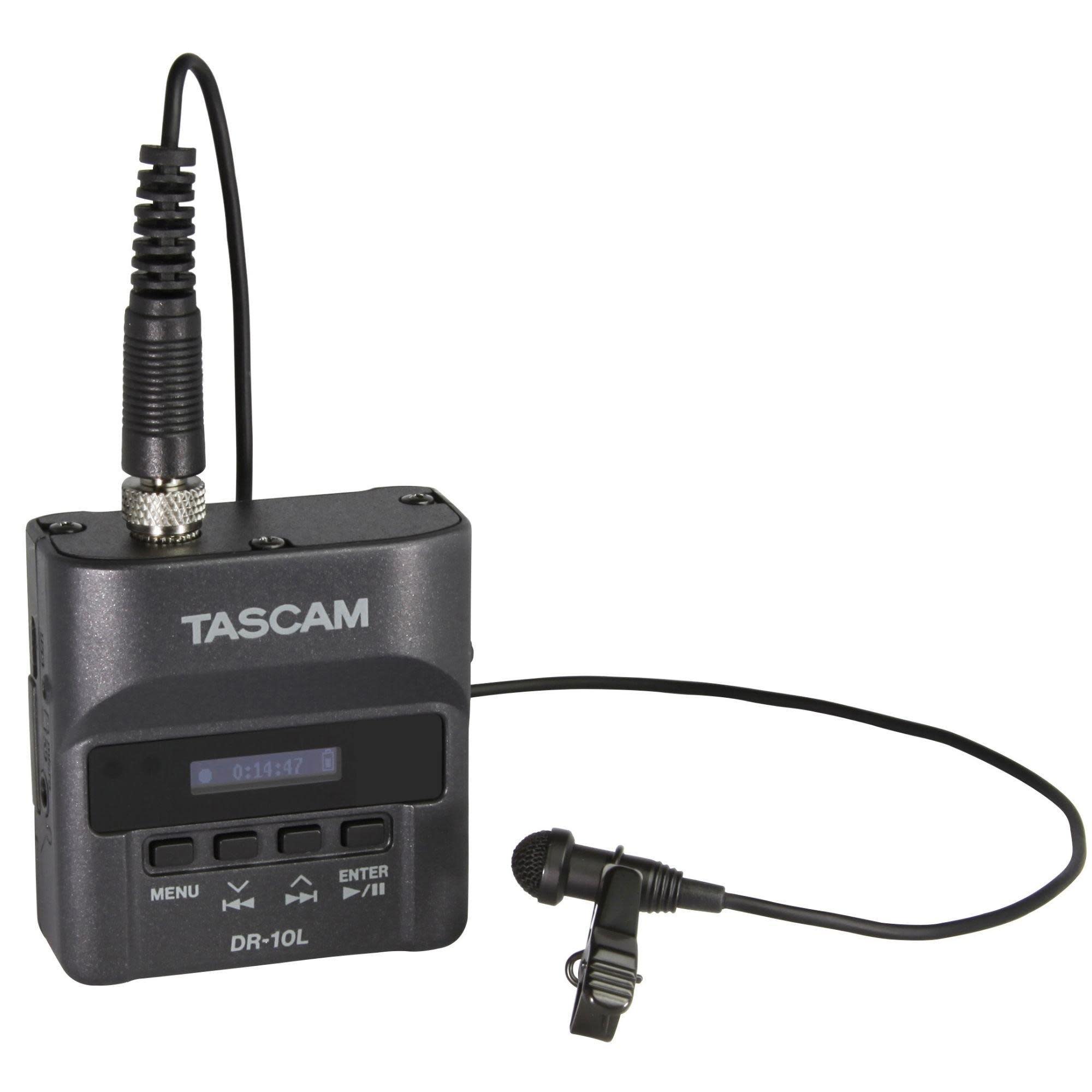 Tascam, Tascam DR-10L Portable Digital Audio Recorder with Lavalier Microphone