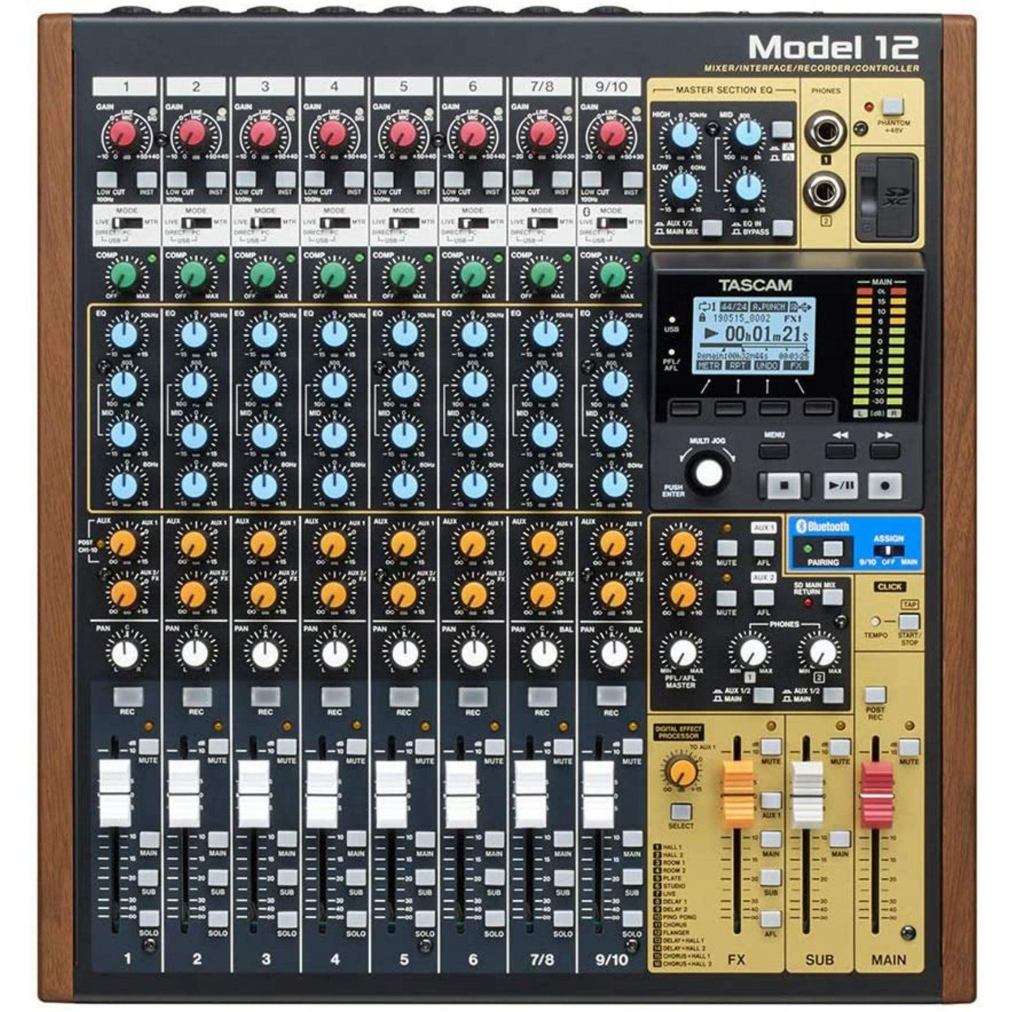 Tascam, Tascam Model 12 All-In-One Digital Multitrack Recorder