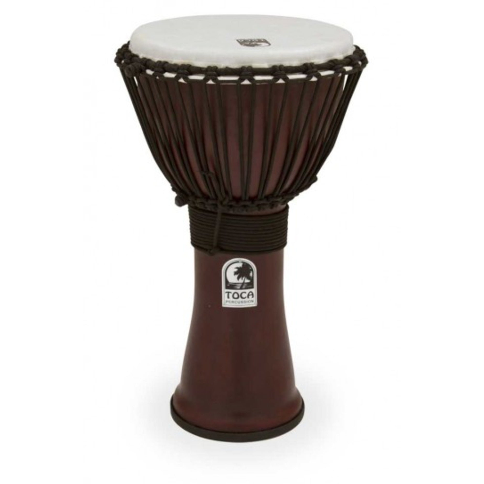 Toca, Toca Freestyle II Rope Tuned 10-Inch Djembe in Deep Red Finish