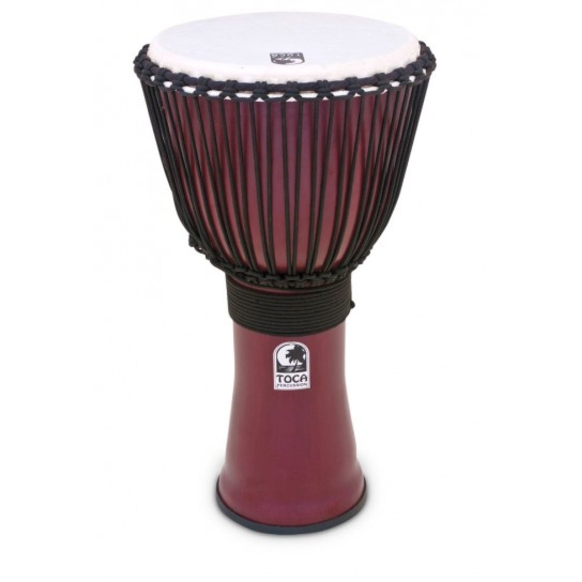 Toca, Toca Freestyle II Rope Tuned 12-Inch Djembe in Deep Red