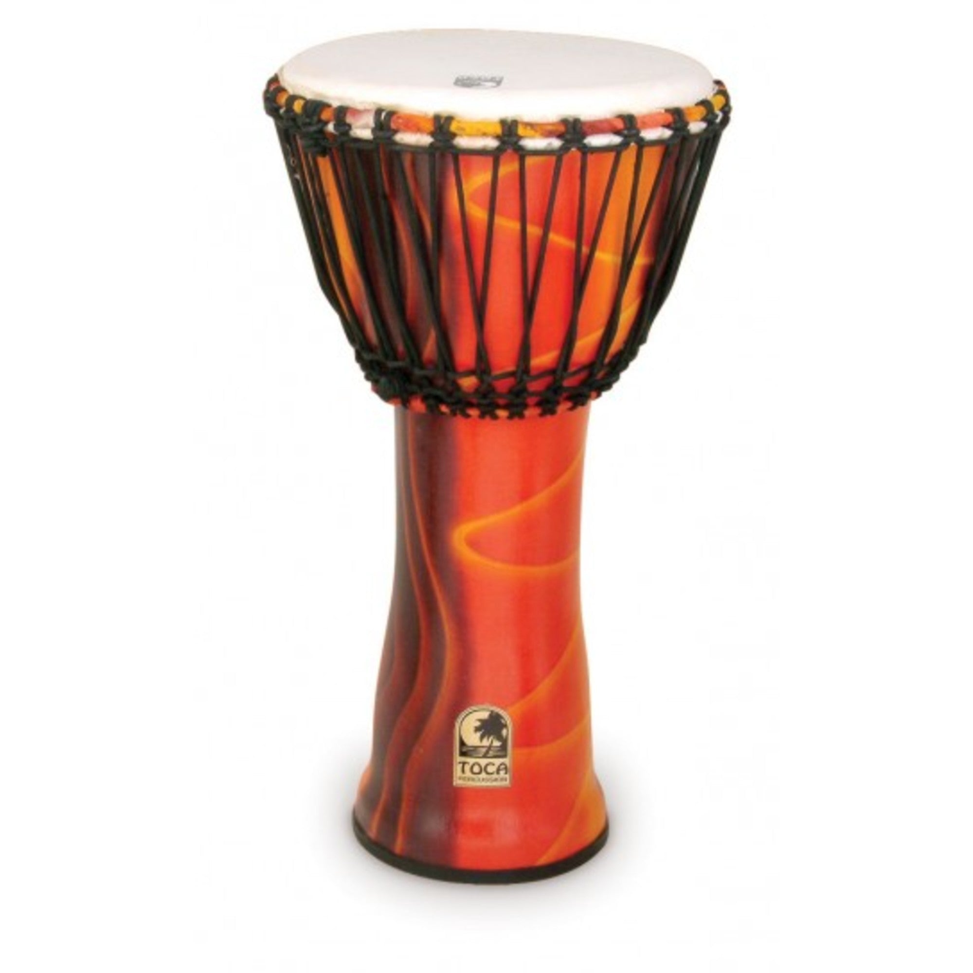 Toca, Toca Freestyle II Rope Tuned 12-Inch Djembe in Fiesta Finish