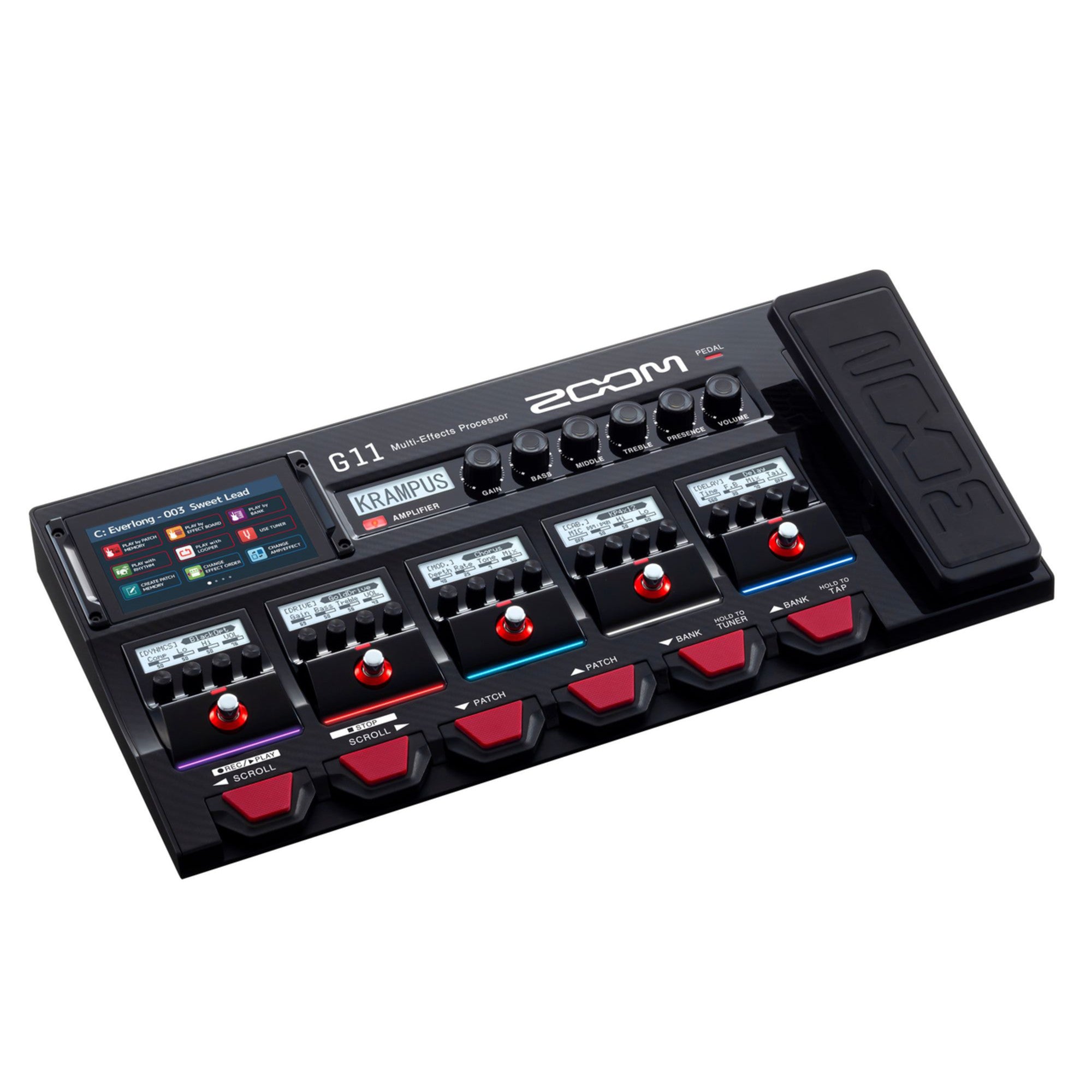 Zoom, Zoom G11 Multi-Effects Processor with Expression Pedal