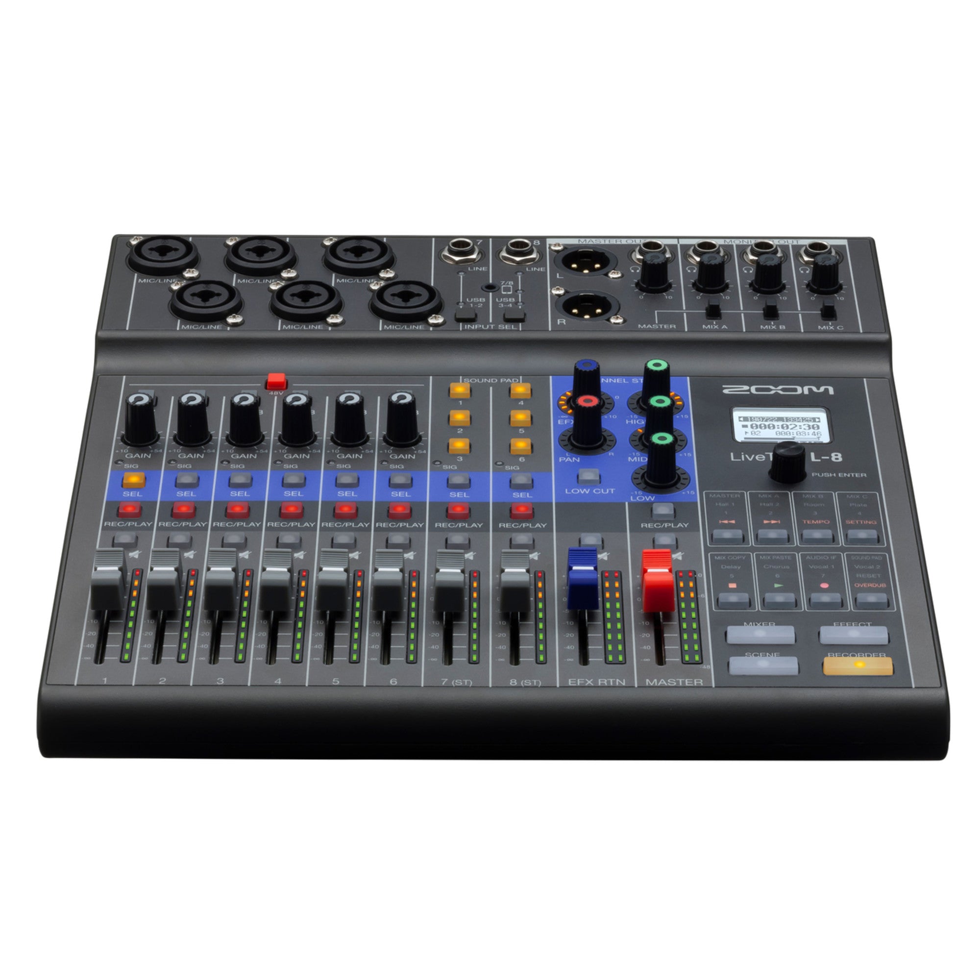 Zoom, Zoom L8 LiveTrak 8-channel Digital Mixer/Recorder