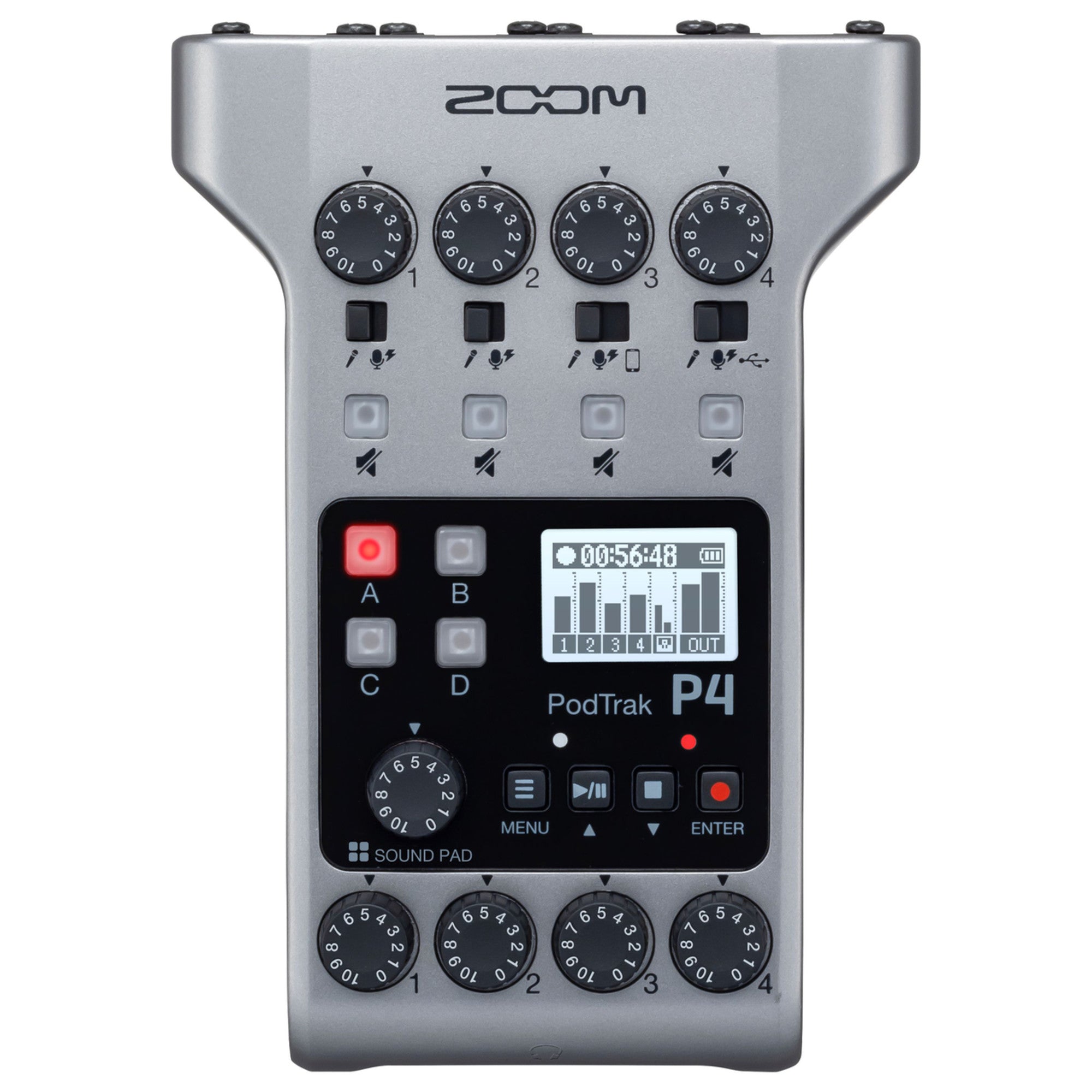 Zoom, Zoom P4 PodTrak Recorder for Podcasting
