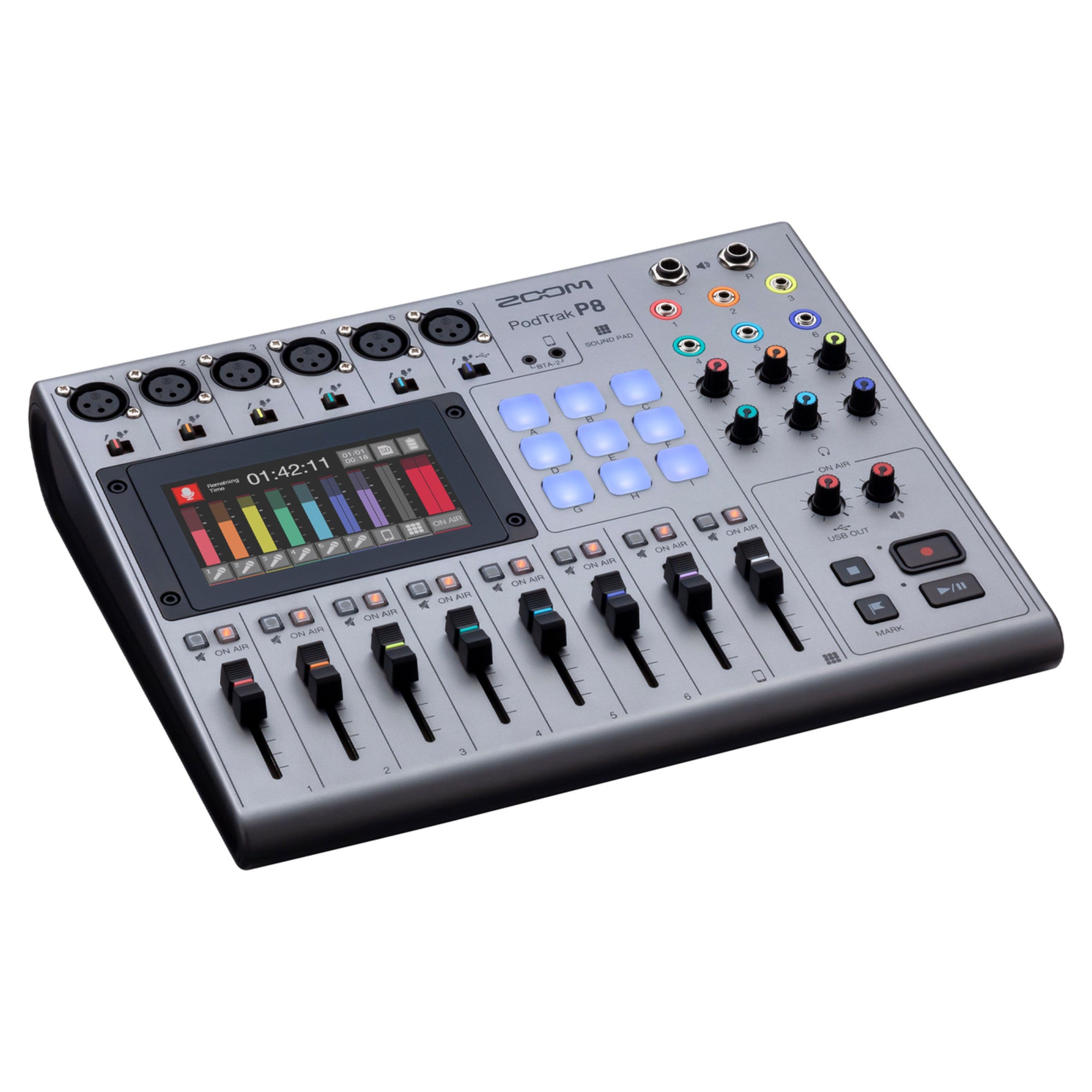 Zoom, Zoom P8 PodTrak 8-Channel Podcasting Mixer